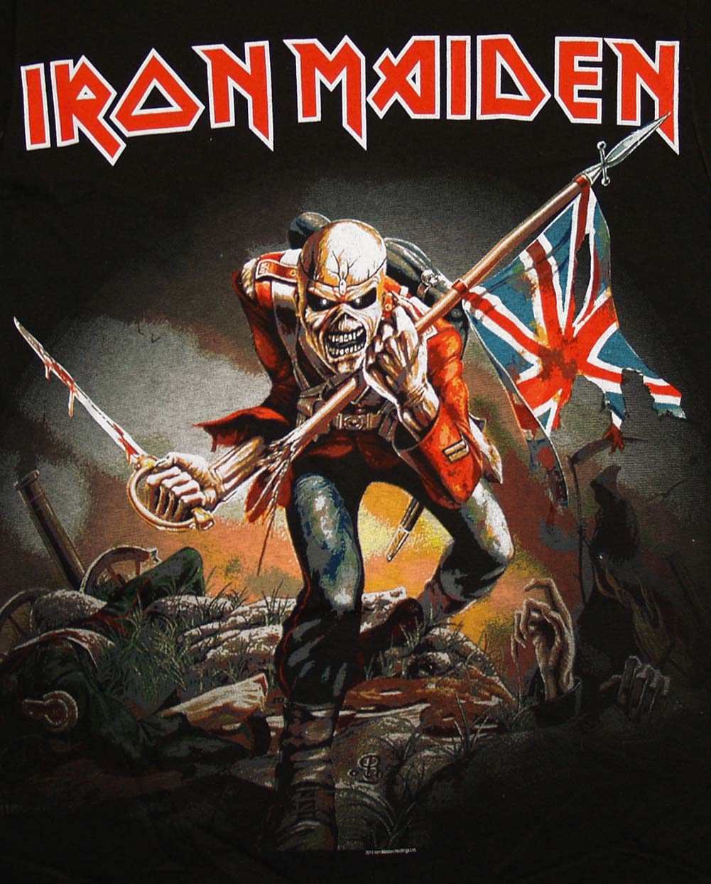 Iron Maiden The Trooper Wallpapers On Markinternational - Iron Maiden Eddie Tshirt - HD Wallpaper 