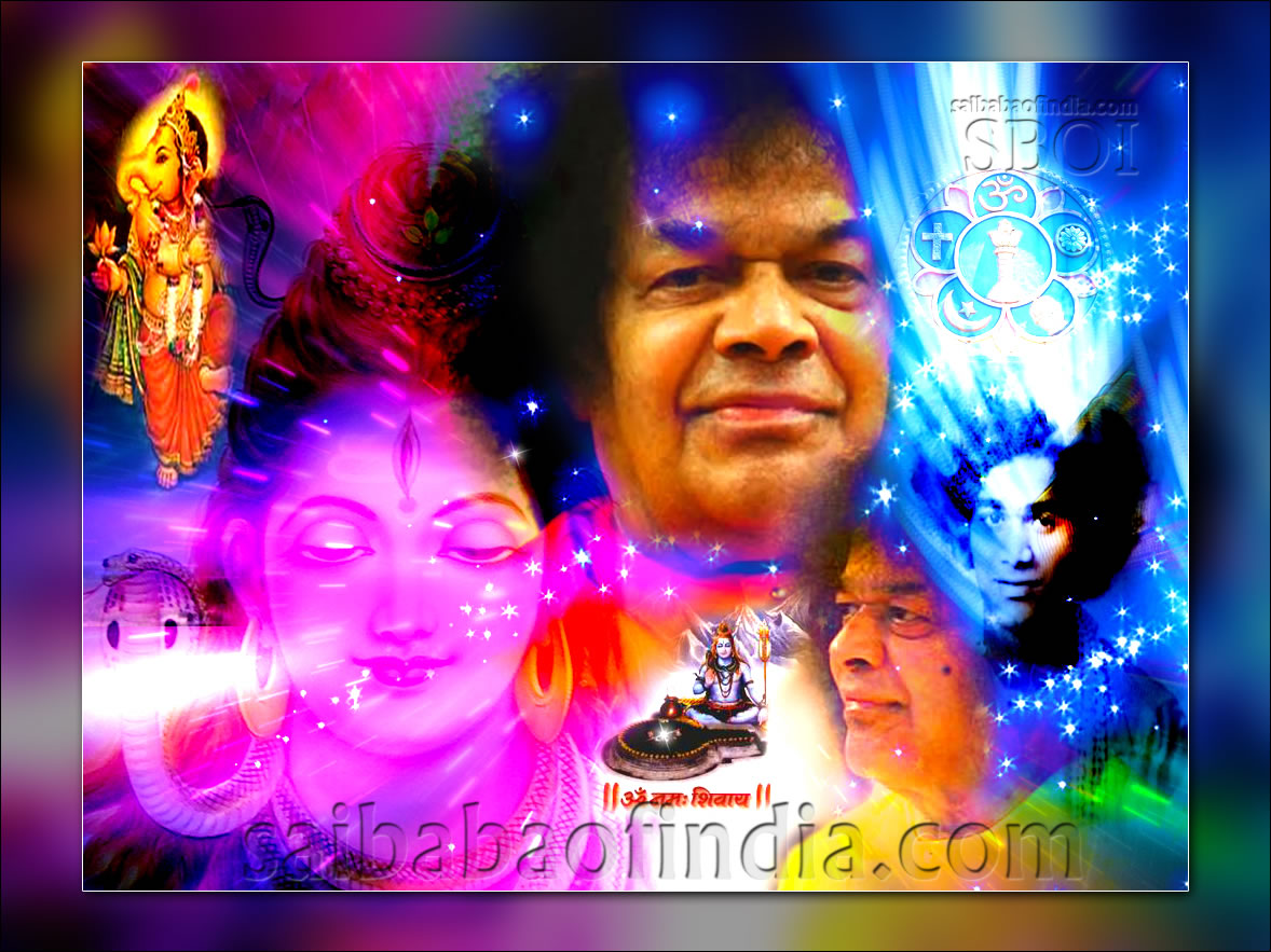 Sathya Sai In Lord Shiva - HD Wallpaper 