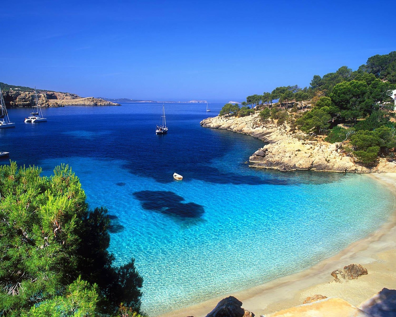 Landscape Wallpapers Android Hd - Ibiza - HD Wallpaper 