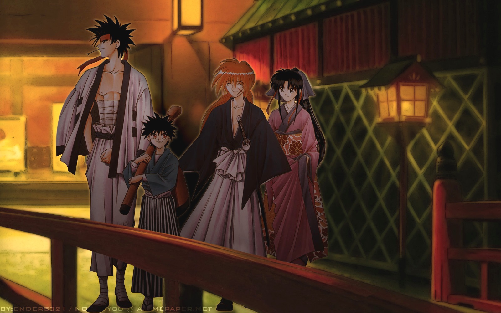Kenshin Kaoru Yahiko Sanosuke - 1600x1000 Wallpaper Kenshin Kaoru Yahiko Sanosuke - 1600x1000 Wallpaper