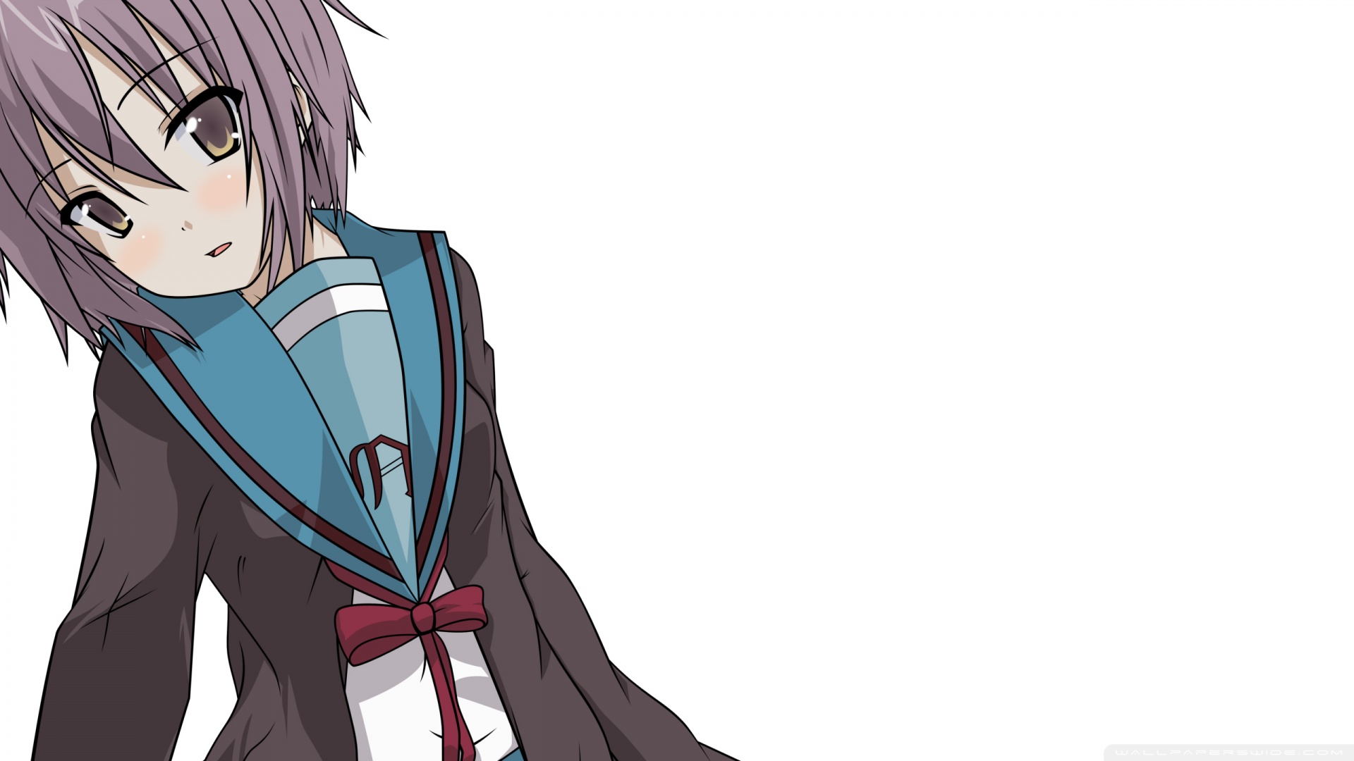 The Melancholy Of Haruhi Suzumiya Nagato Yuki I Wallpaper Yuki Nagato Png 1920x1080 Wallpaper Teahub Io