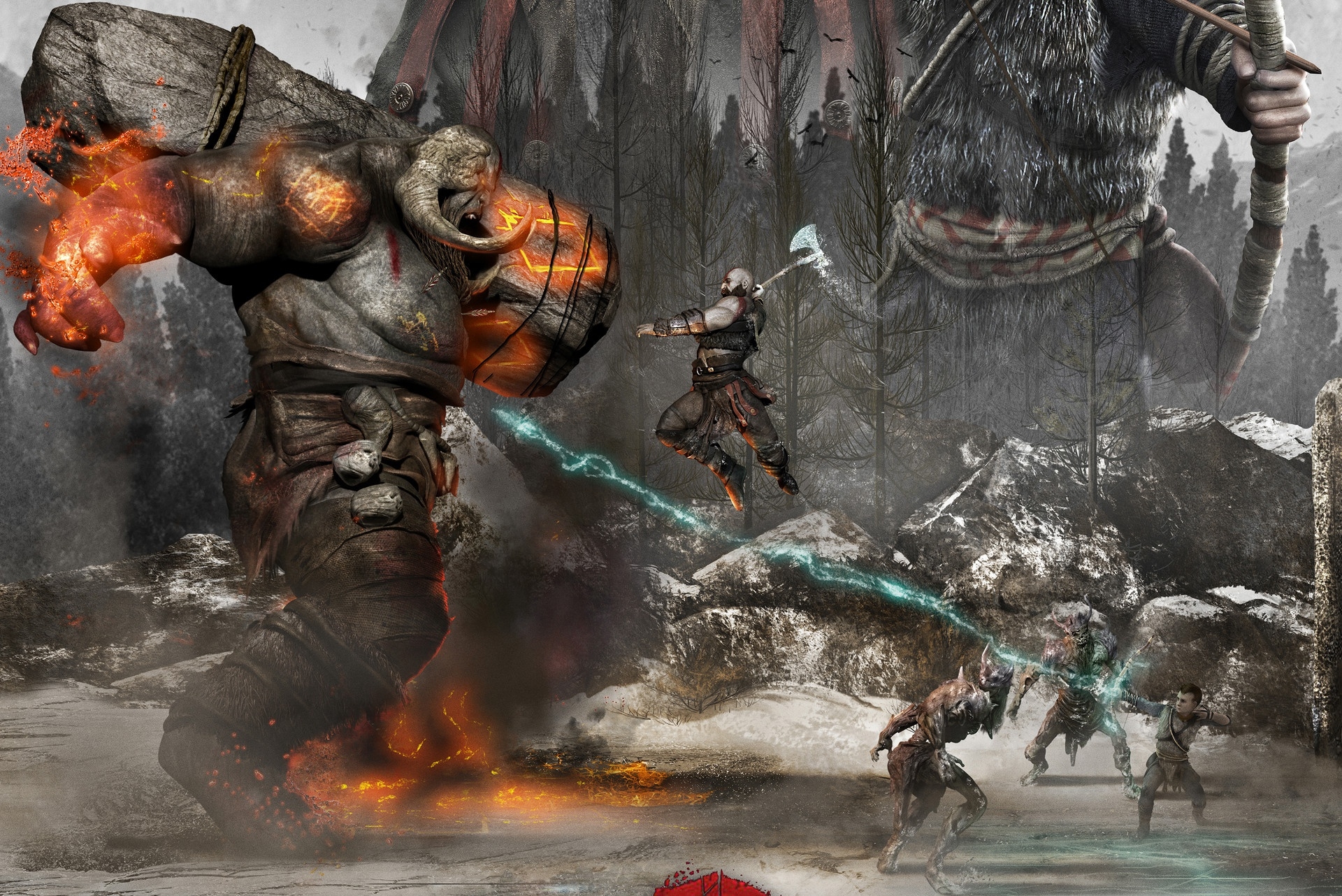 todos os bosses de god of war 2018