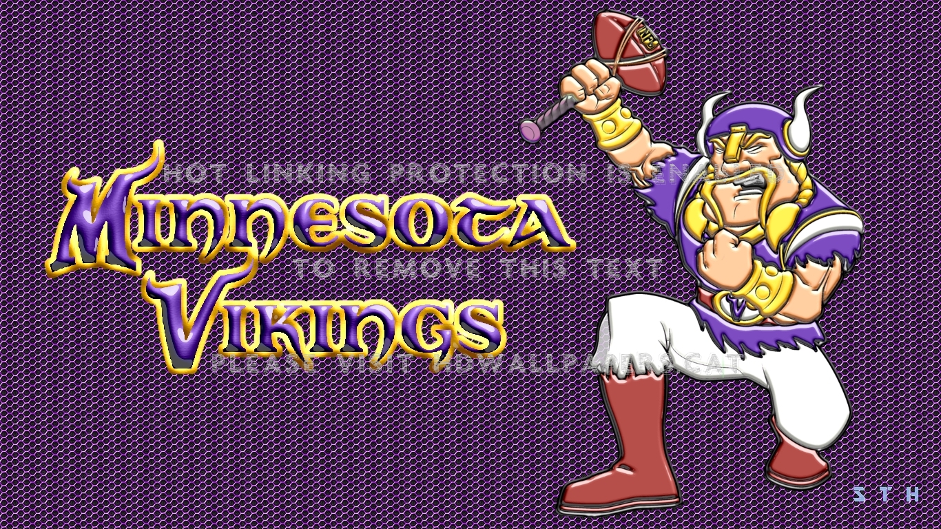 Minnesota Vikings Viktor Mascot Logo Nfl - Minnesota Vikings Viktor Logo - HD Wallpaper 