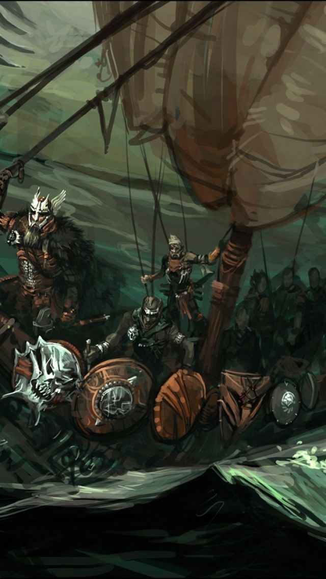 559126744 Wallpaper For Free - Viking Warriors On A Ship - HD Wallpaper 