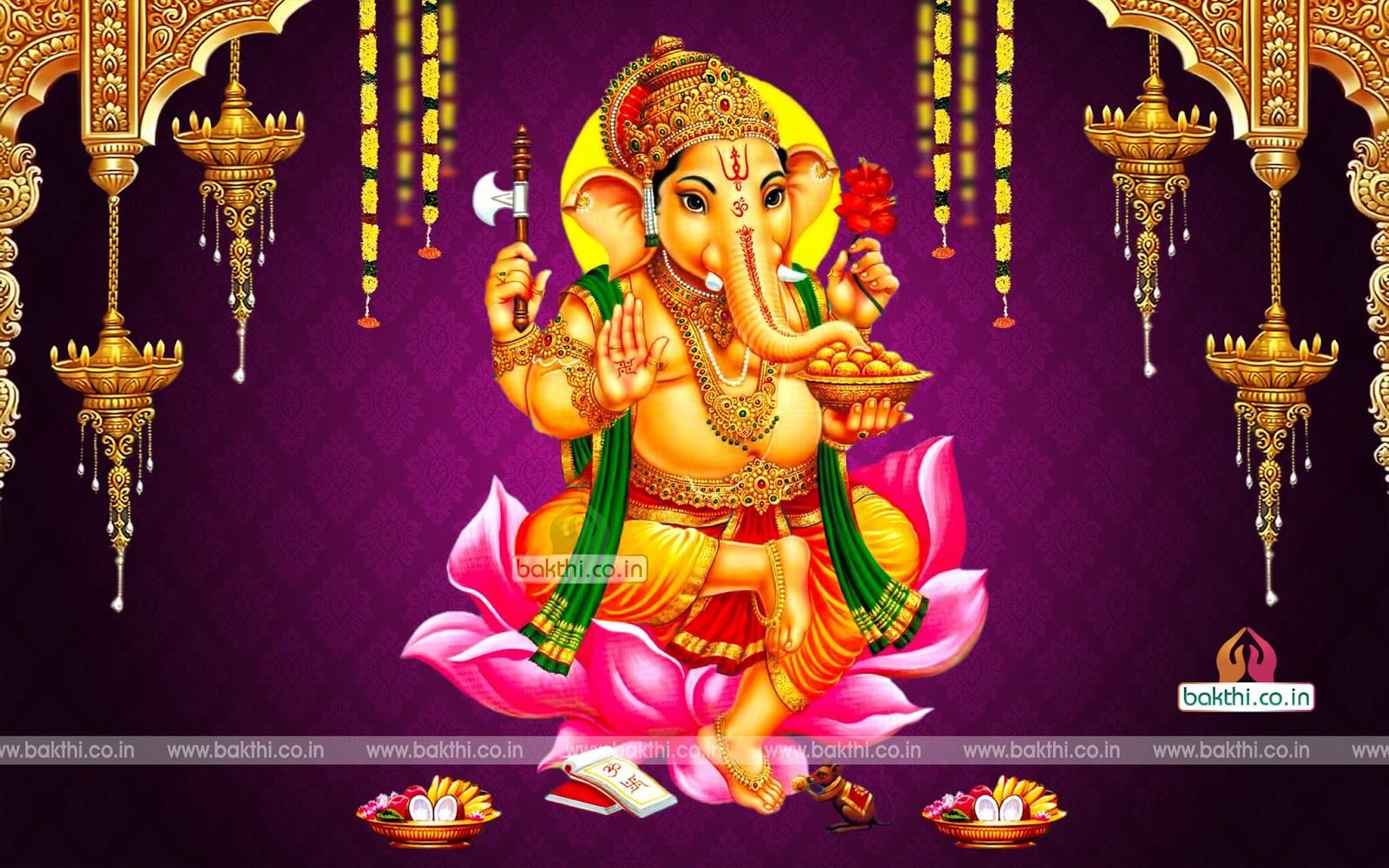 God Vinayaka Hd Wallpapers Png - Ganpati Bappa Hd Wallpaper For Pc - HD Wallpaper 