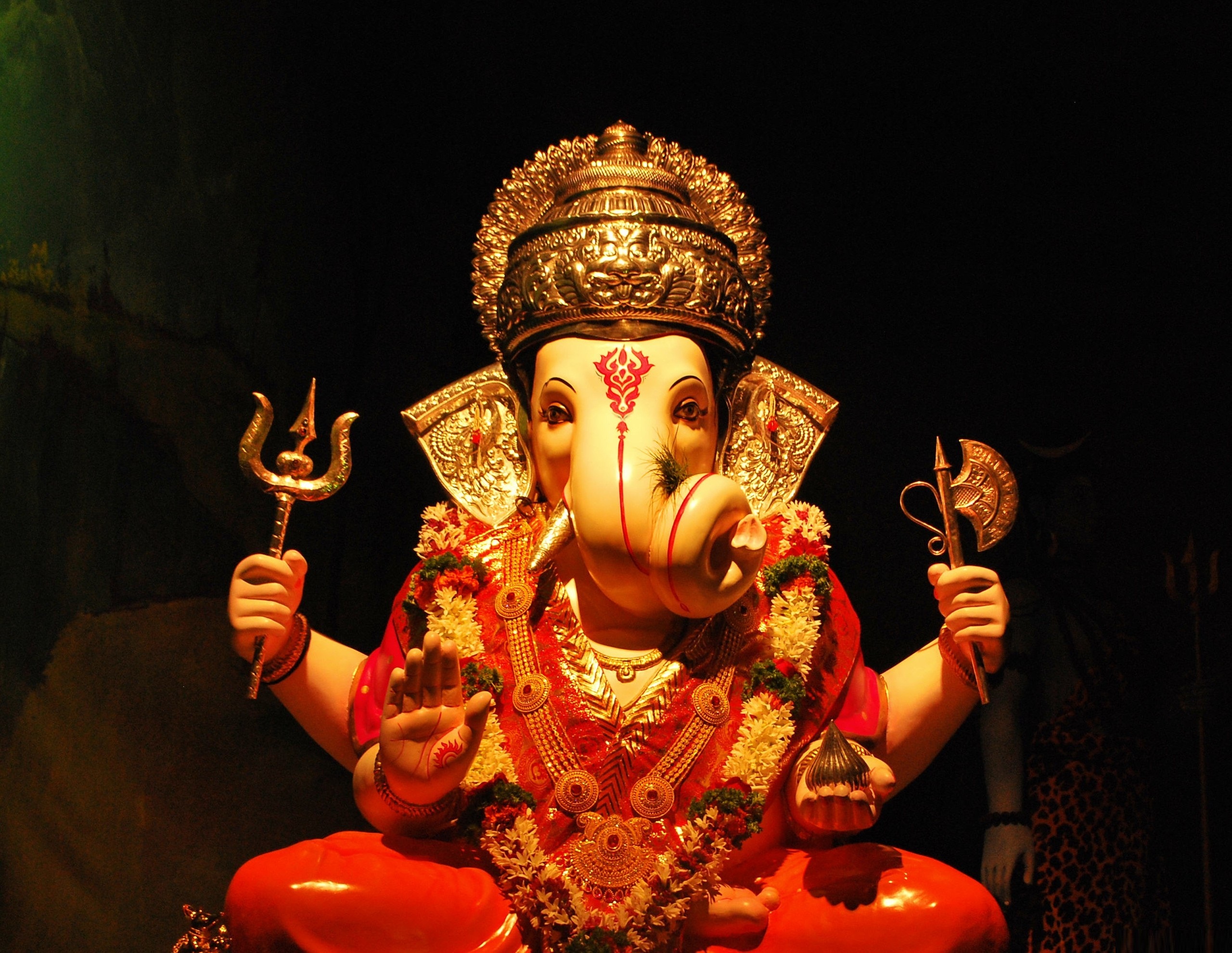 Full Hd Lord Ganesha - HD Wallpaper 