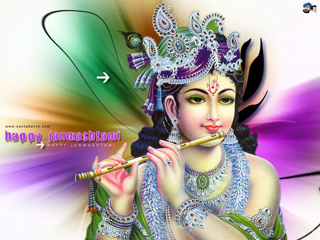 3d God Wallpaper Download - Lord Krishna - HD Wallpaper 