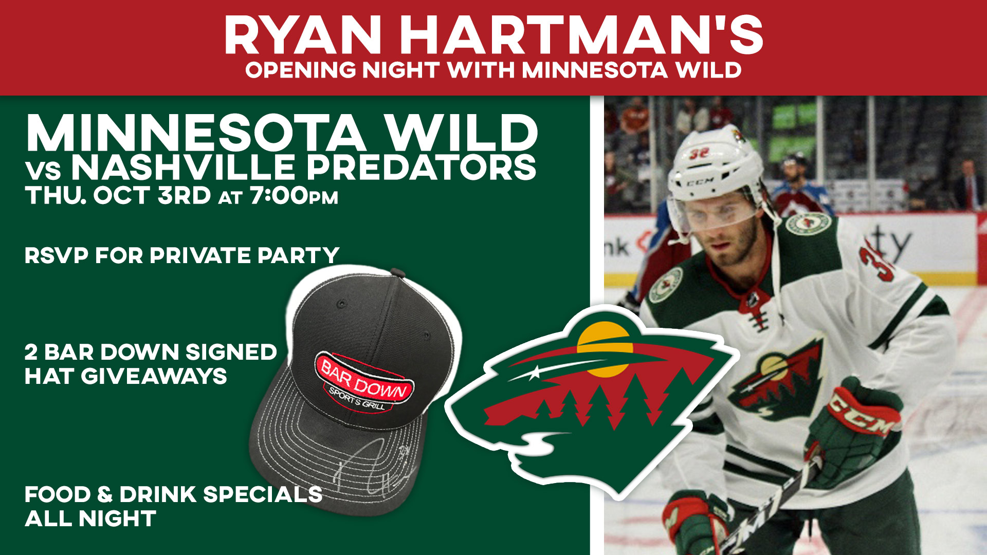 Minnesota Wild - HD Wallpaper 