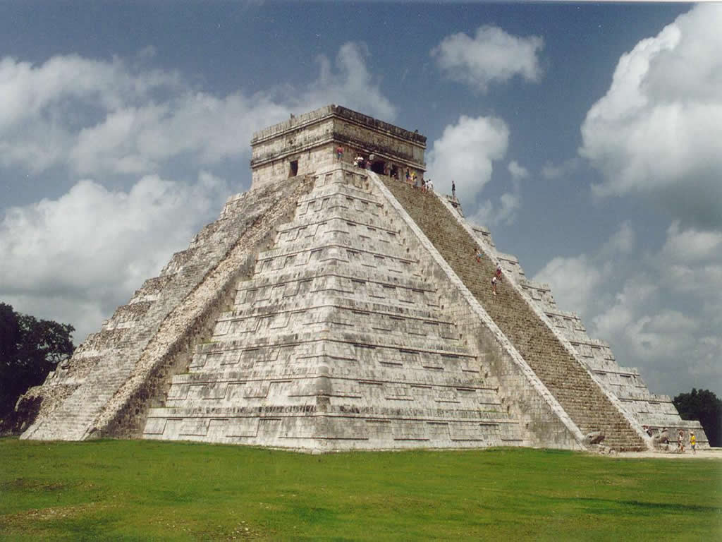 Pyramid At Chichén Itzá Mexico - HD Wallpaper 