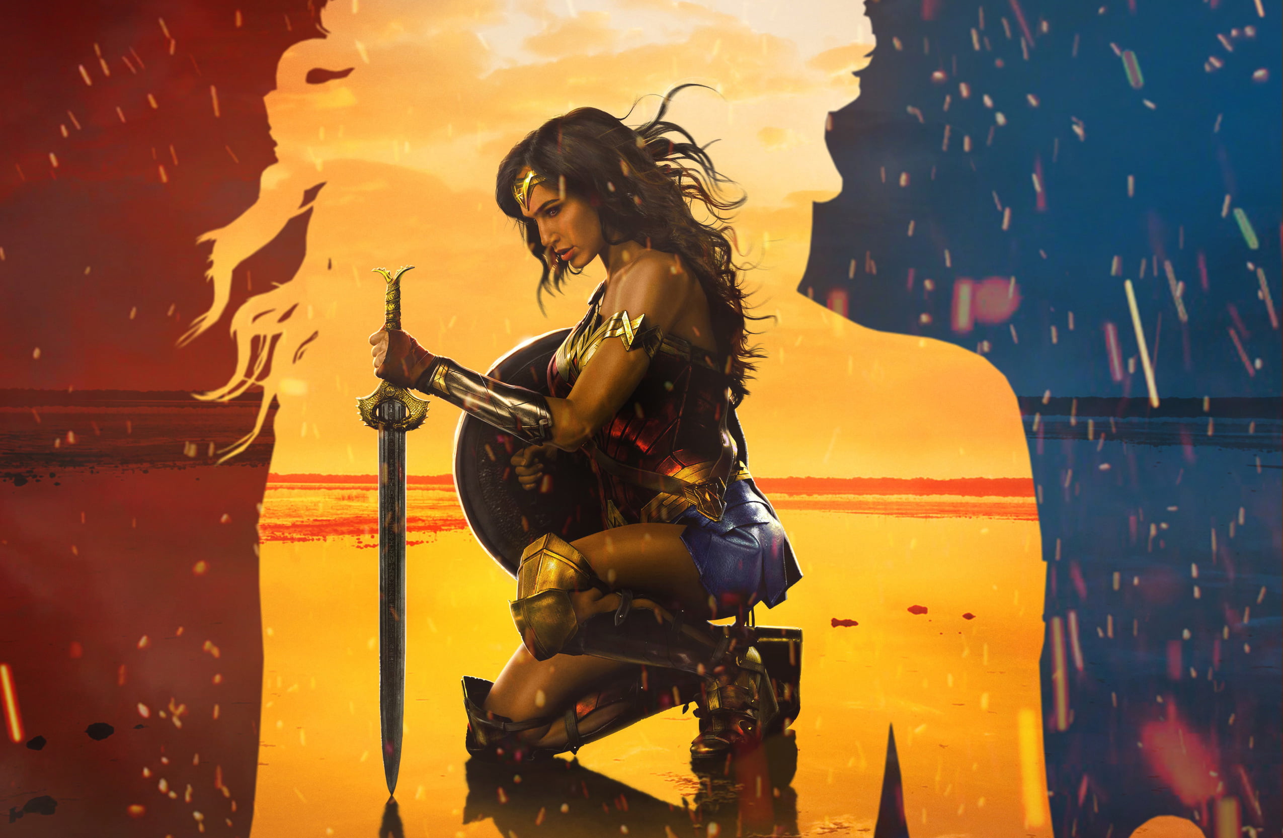 Wonder Woman Wallpaper 4k - HD Wallpaper 