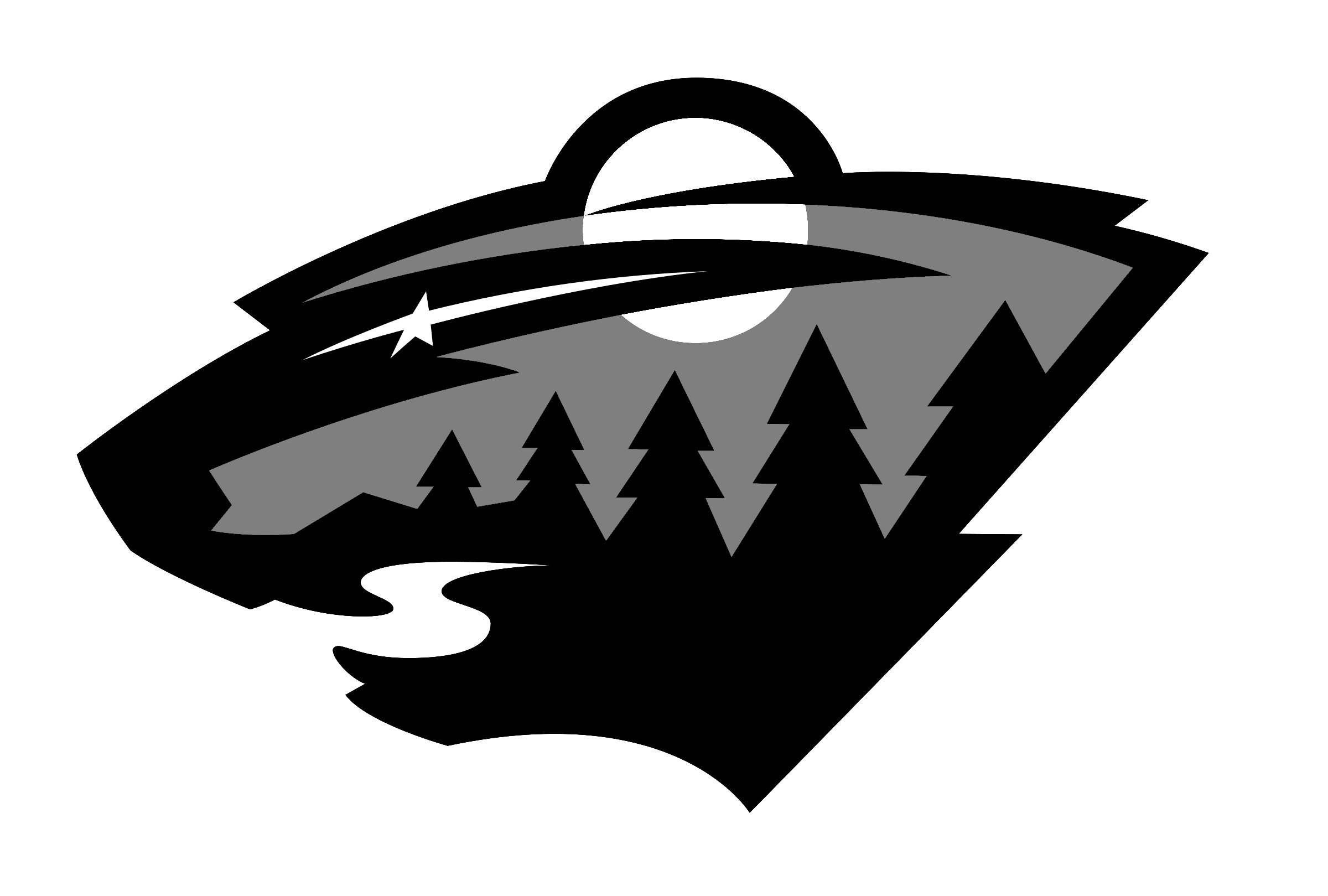 Minnesota Drawing Nhl Logo - HD Wallpaper 