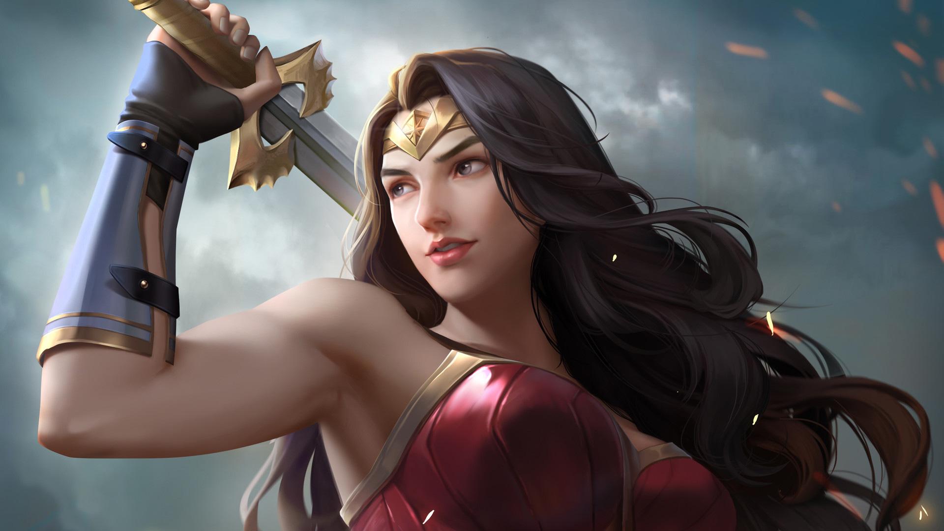 Gal Gadot Hot Wonder Woman - HD Wallpaper 