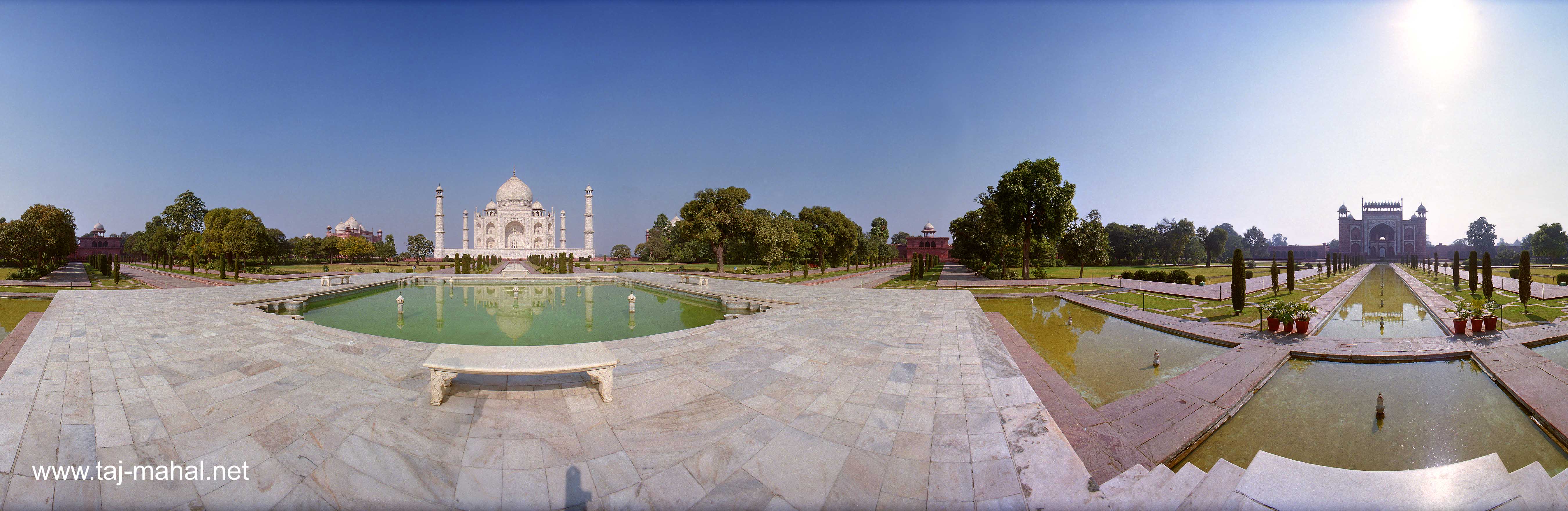 Taj Mahal Net - HD Wallpaper 