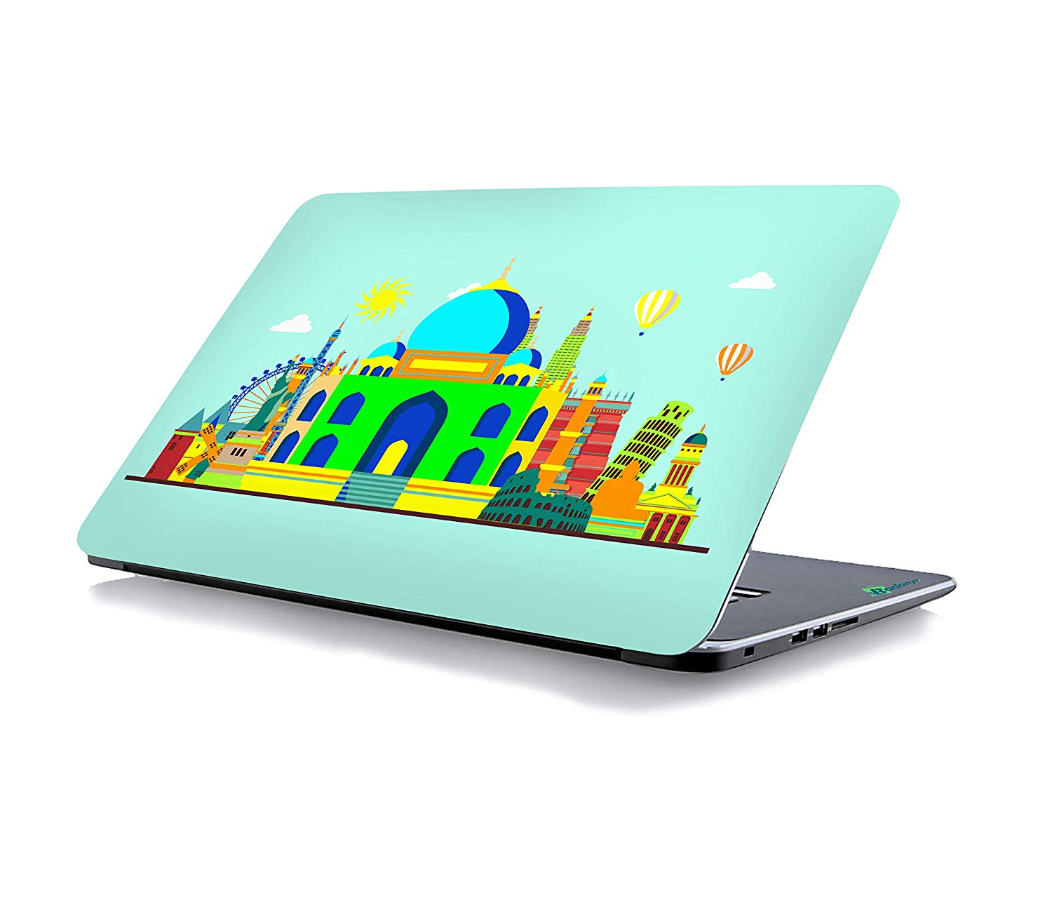 Radanya Abstract Taj Mahal Laptop Skin - Netbook - HD Wallpaper 