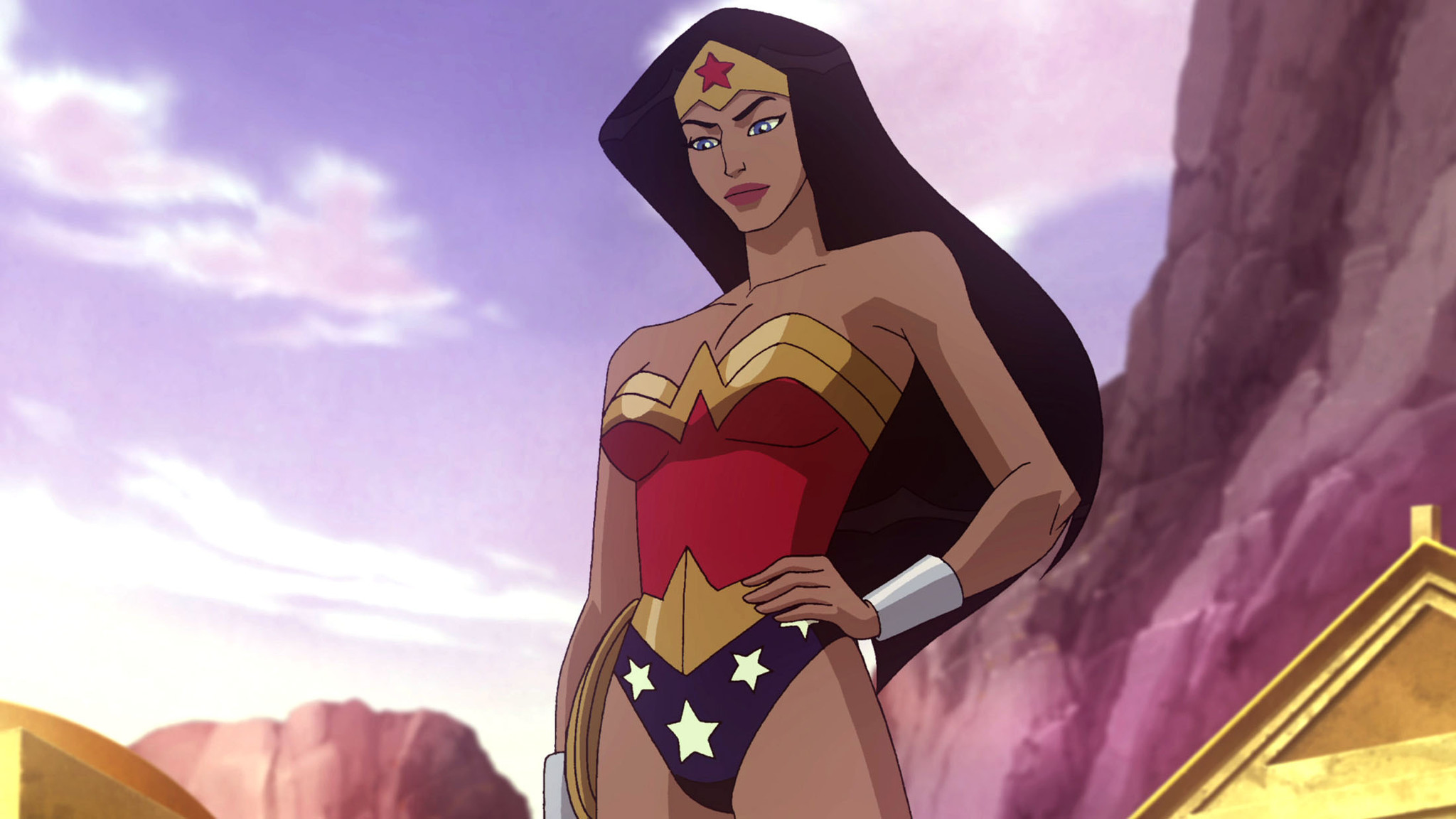 Logo Full Black - Wonder Woman Hot Justice League Unlimited - HD Wallpaper 