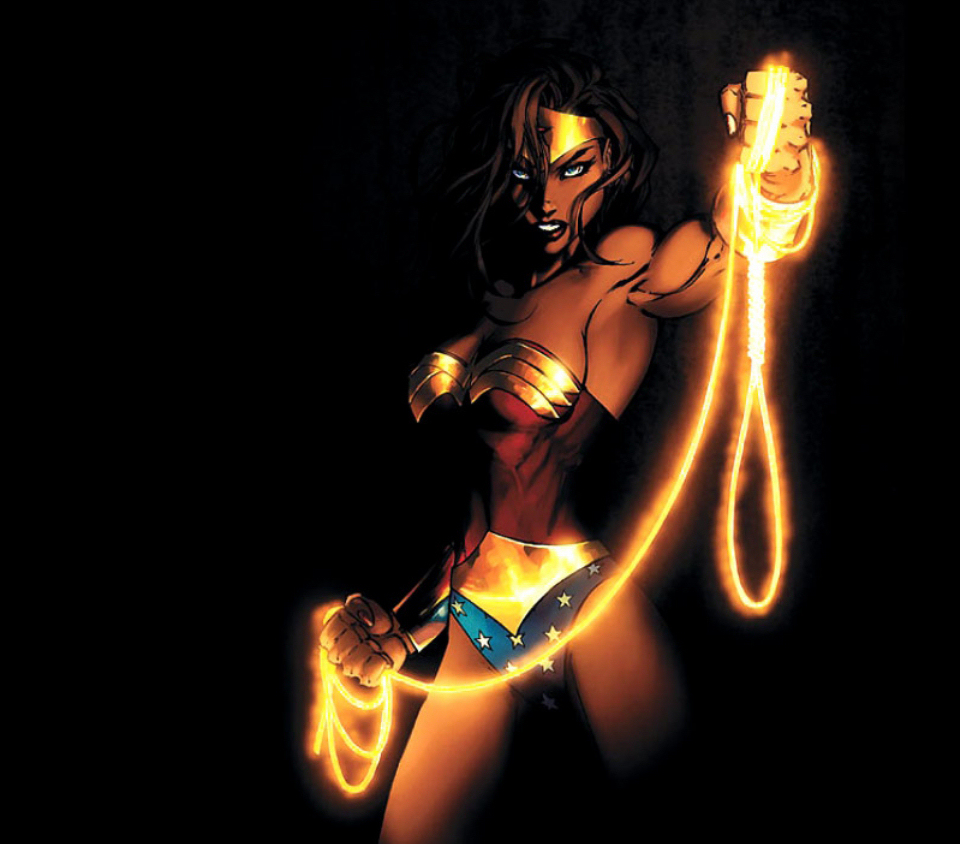 Wonder Woman Readies Her Golden Lasso - Gal Gadot Wonder Woman Lasso Of Truth - HD Wallpaper 