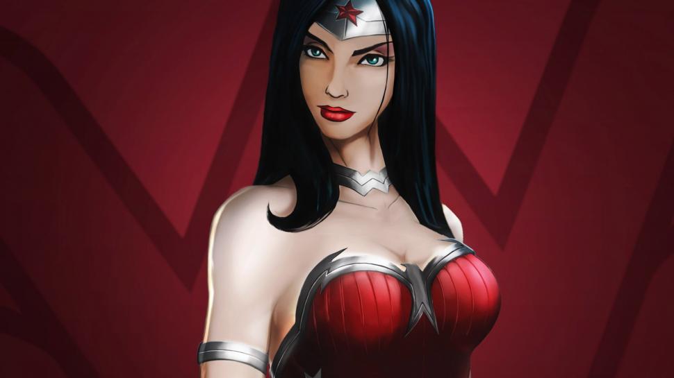 Wonder Woman Dc Brunette Hd Wallpaper,cartoon/comic - HD Wallpaper 