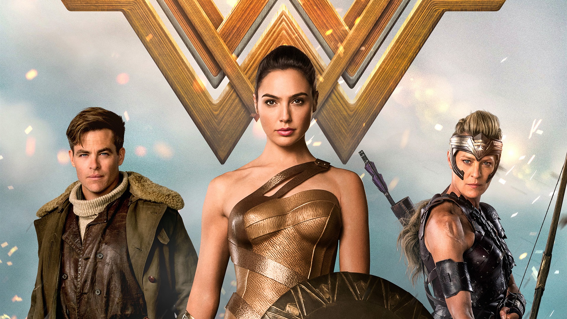Gal Gadot Wonder Woman Logo Hd - HD Wallpaper 