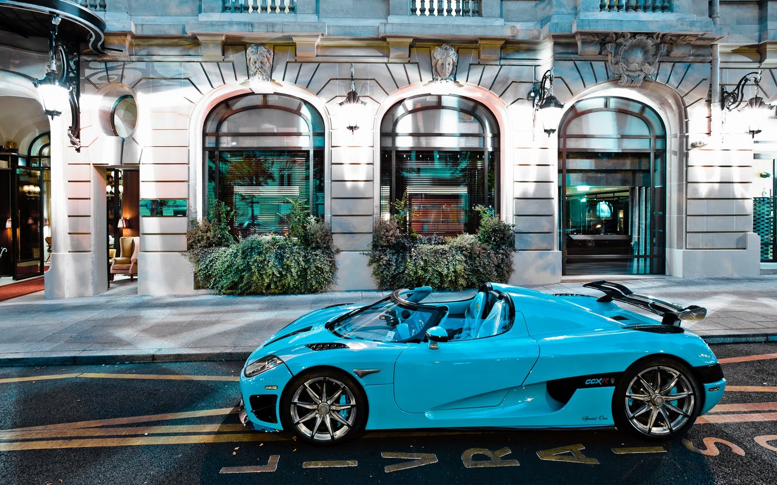 Auto Deportivo En Color Azul Koenigsegg Ccxr - Koenigsegg Ccxr Special One - HD Wallpaper 