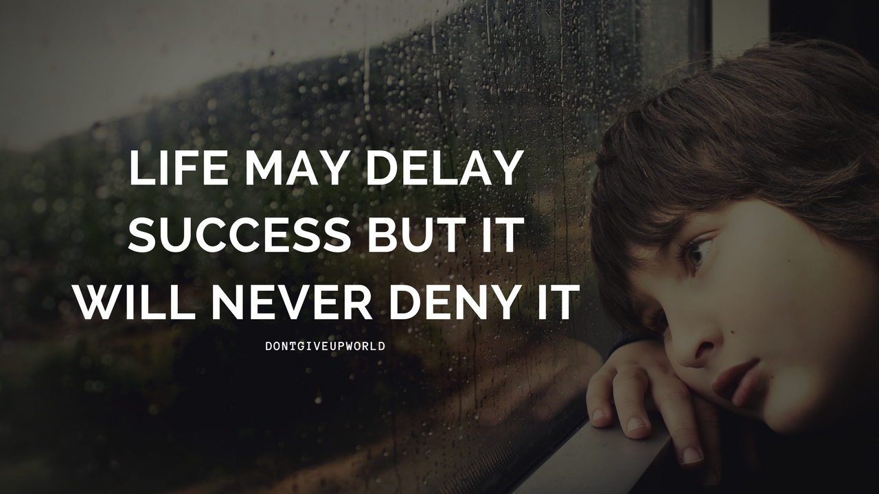 Motivational Wallpaper On Life Will Never Deny Success@dontgiveupworld - Album Cover - HD Wallpaper 