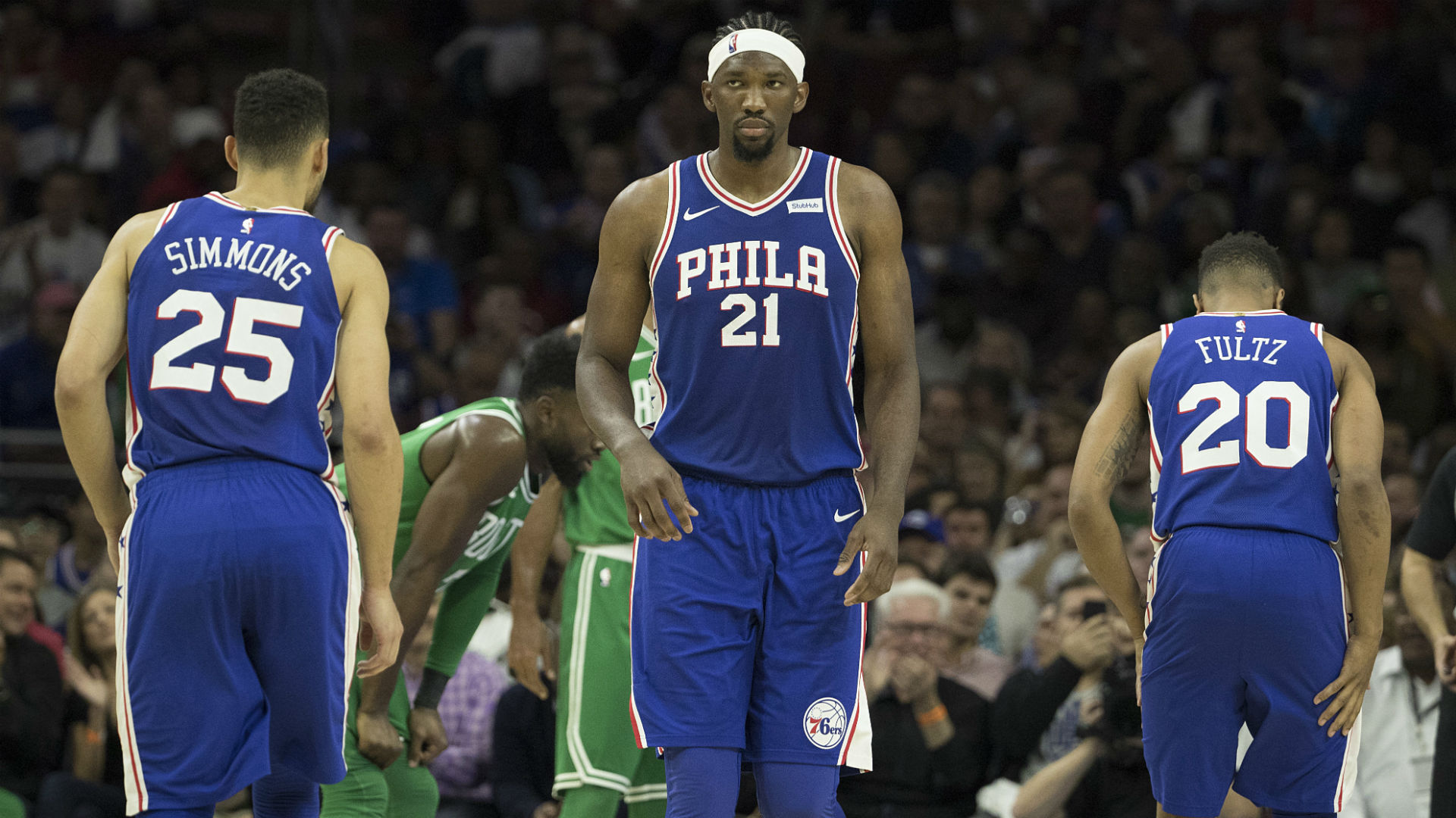 Ben Simmons Markelle Fultz Joel Embiid 2018 - HD Wallpaper 