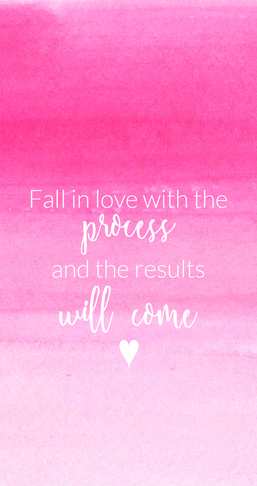 Process Results Workout Wallpaper - Pink Wallpaper With Words - HD Wallpaper 