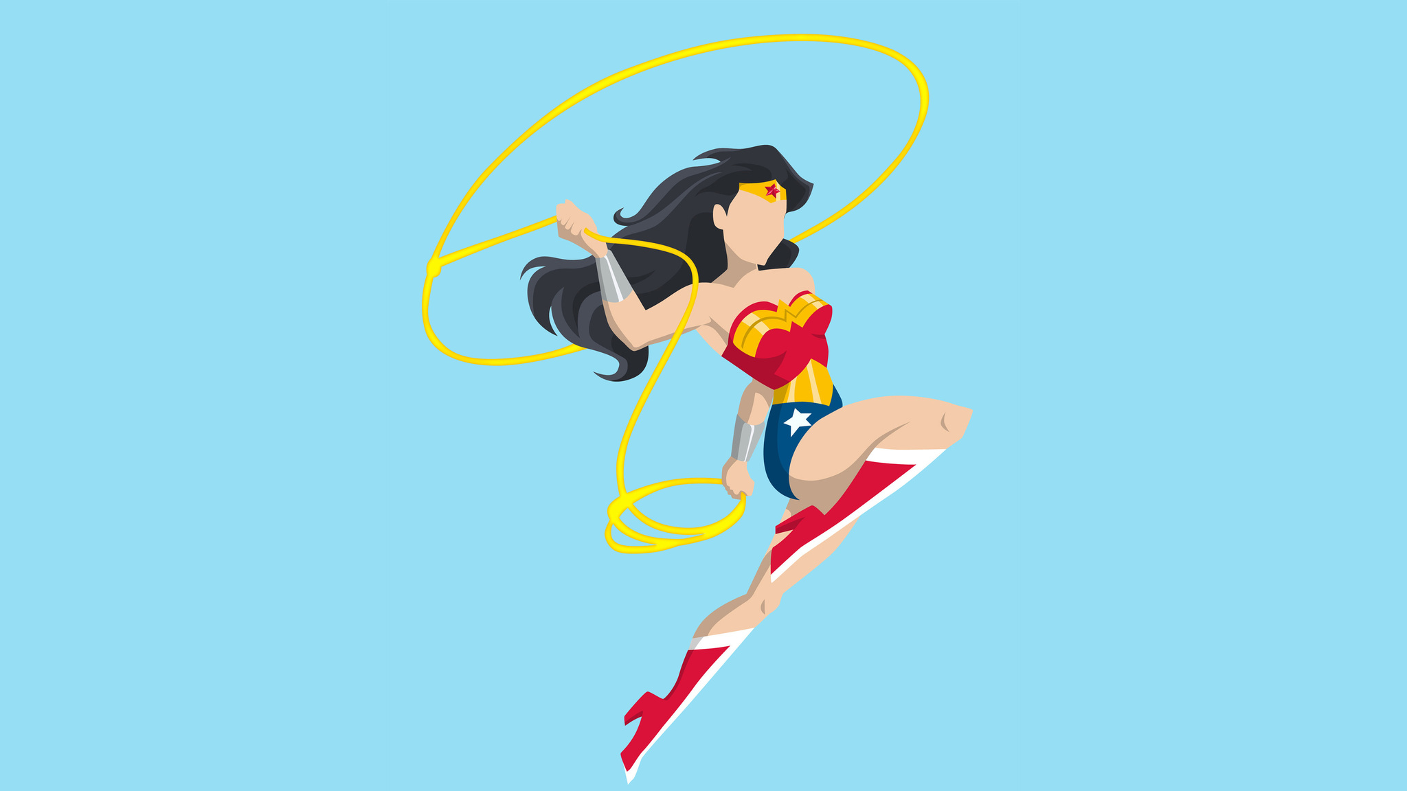 Wonder Woman Vector Style Resolution Hd 4k - Wonder Woman 1941 Vector - HD Wallpaper 