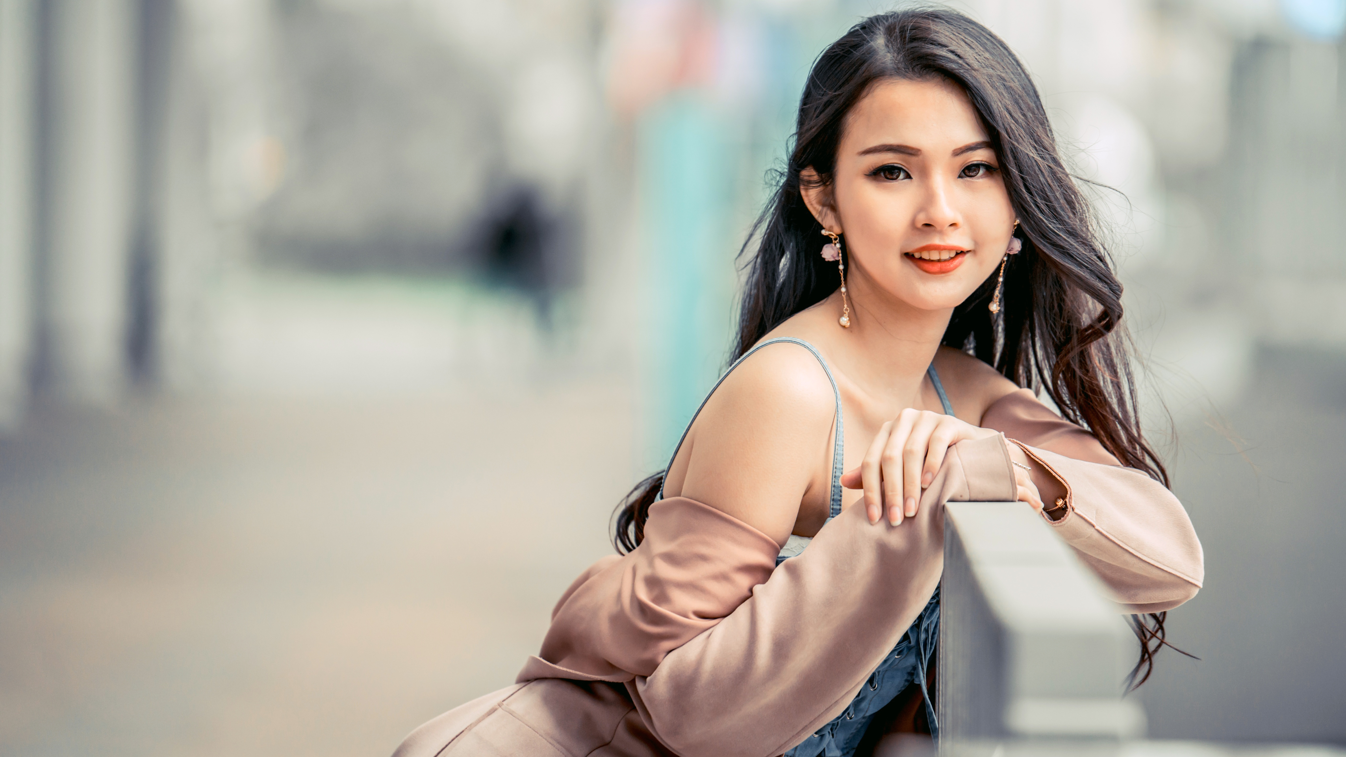 Beautiful Asian Girl Wallpaper Hd - HD Wallpaper 
