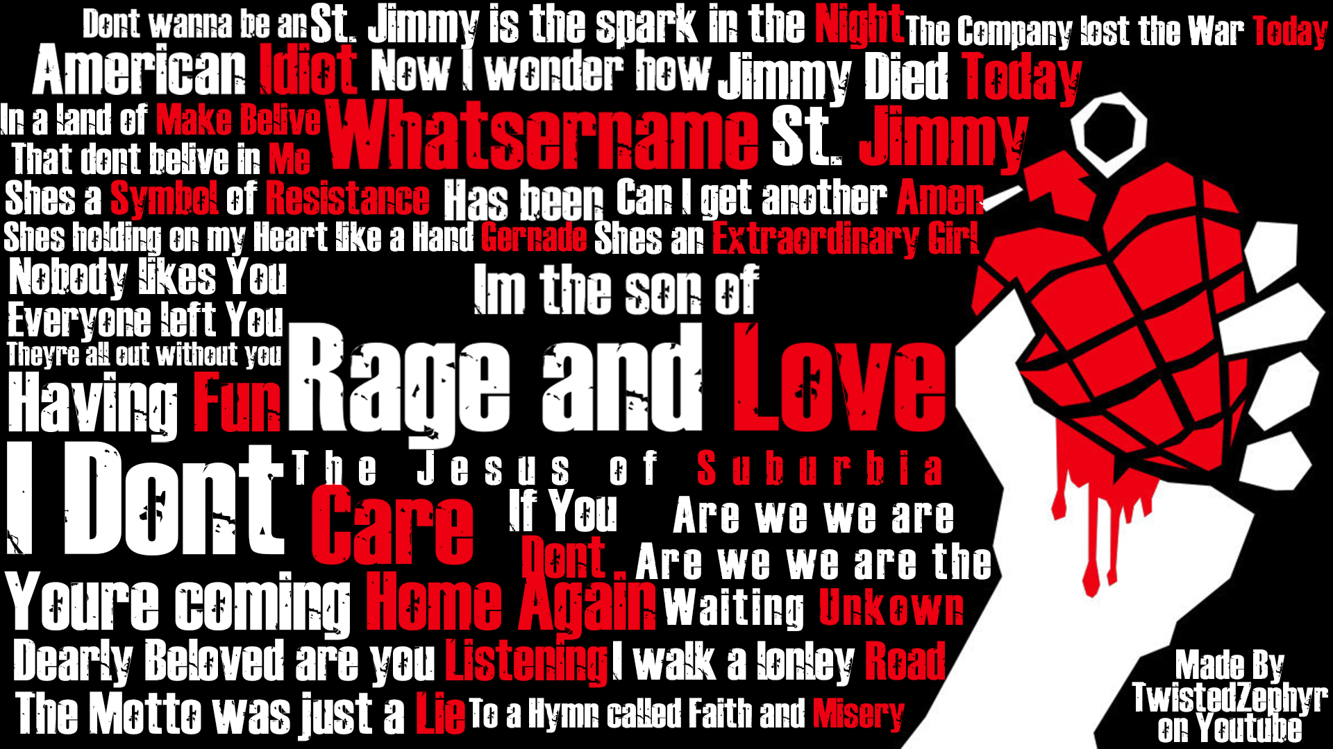 Green Day American Idiot 2004 - 1920x1080 Wallpaper Green Day American Idiot 2004 - 1920x1080 Wallpaper