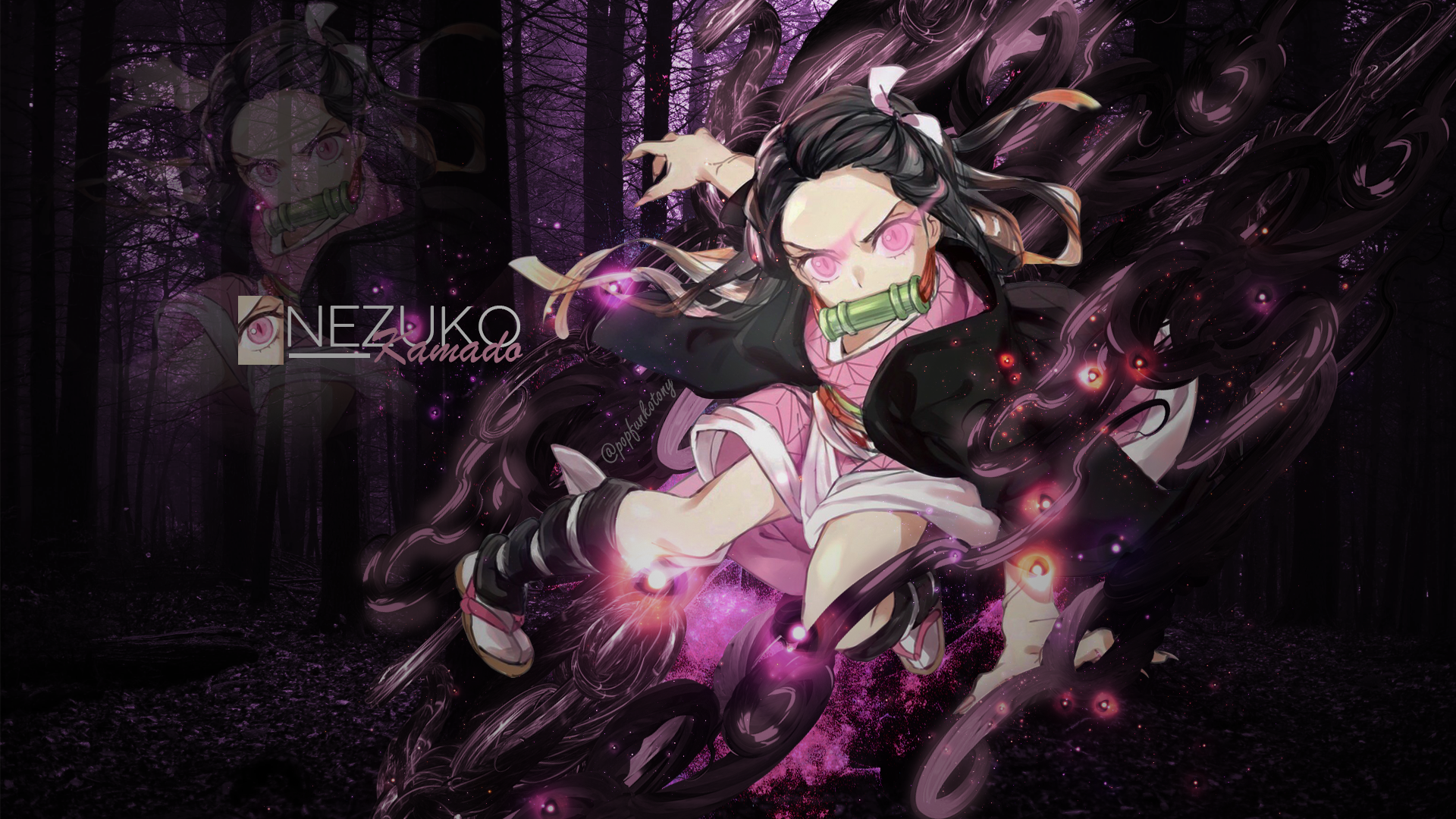 Kimetsu No Yaiba Wallpaper Nezuko - HD Wallpaper 