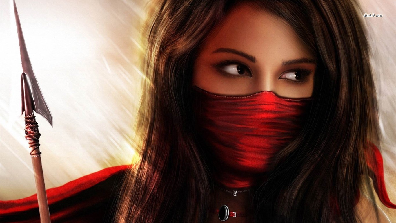 Woman Warrior Computer Wallpapers, Desktop Backgrounds - Girls Wallpapers For Pc - HD Wallpaper 