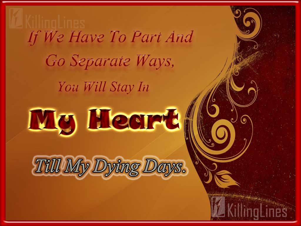 Heart Touching Love Feel Quote - 1024x768 Wallpaper 