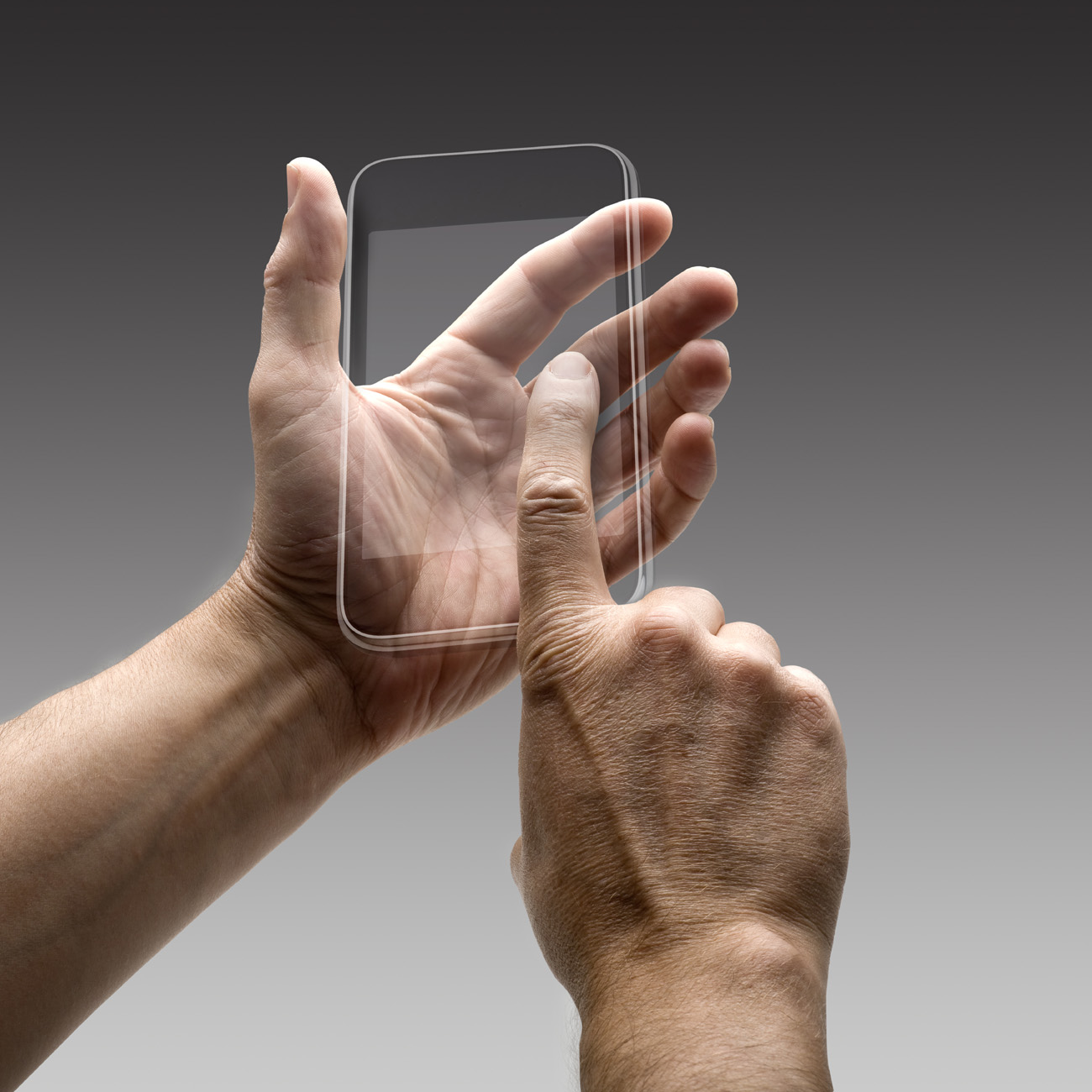 Gestures Transparent Touch Screen Phone - Touch Screen Transparent Phone - HD Wallpaper 