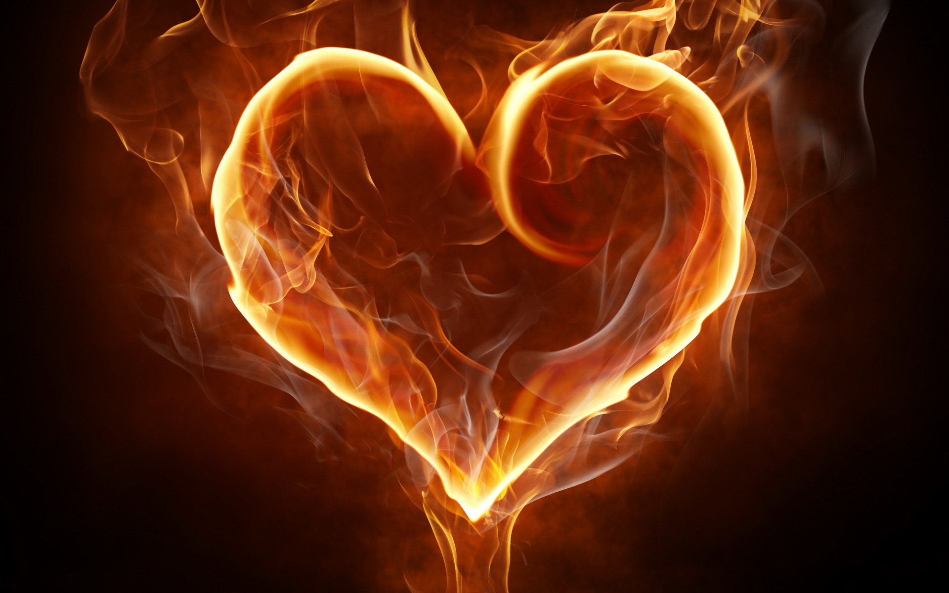 Heart Images, Heart Wallpapers - Fire Anger - HD Wallpaper 