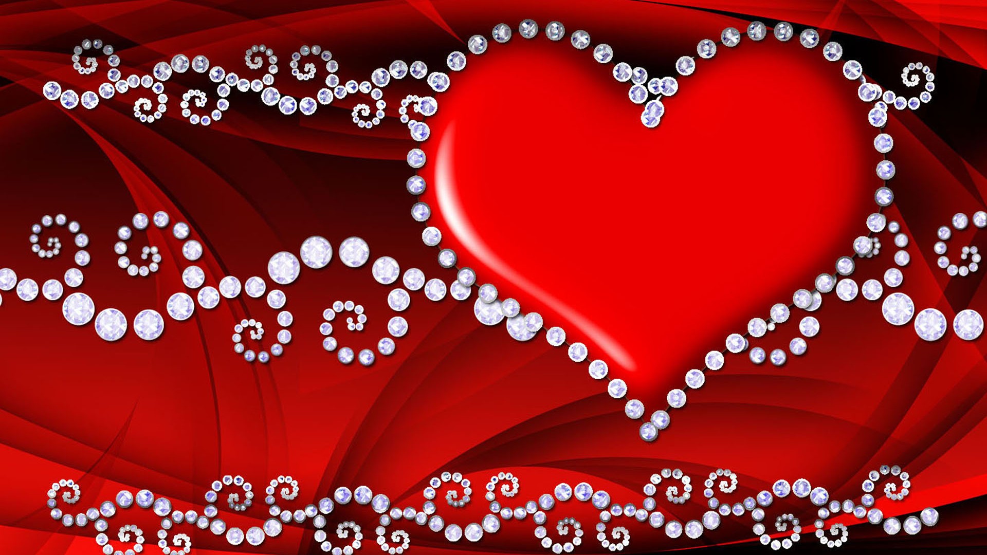 Heart & Love Hd - HD Wallpaper 