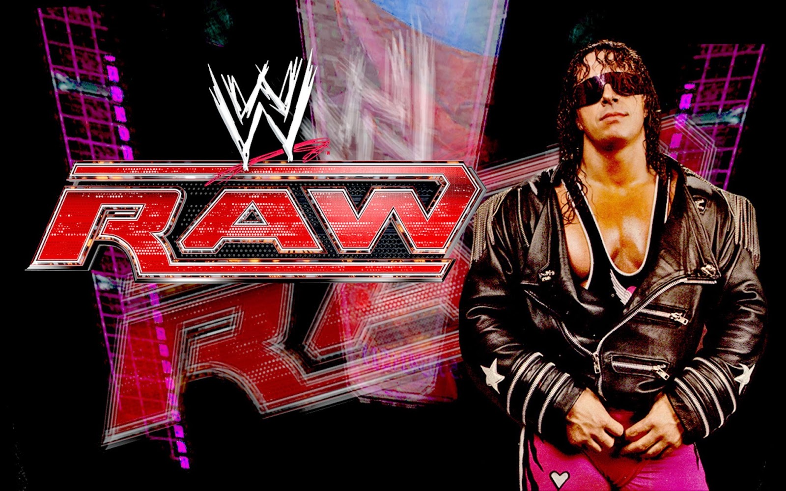 Bret Hart Hd Free Wallpapers - Wwe - HD Wallpaper 