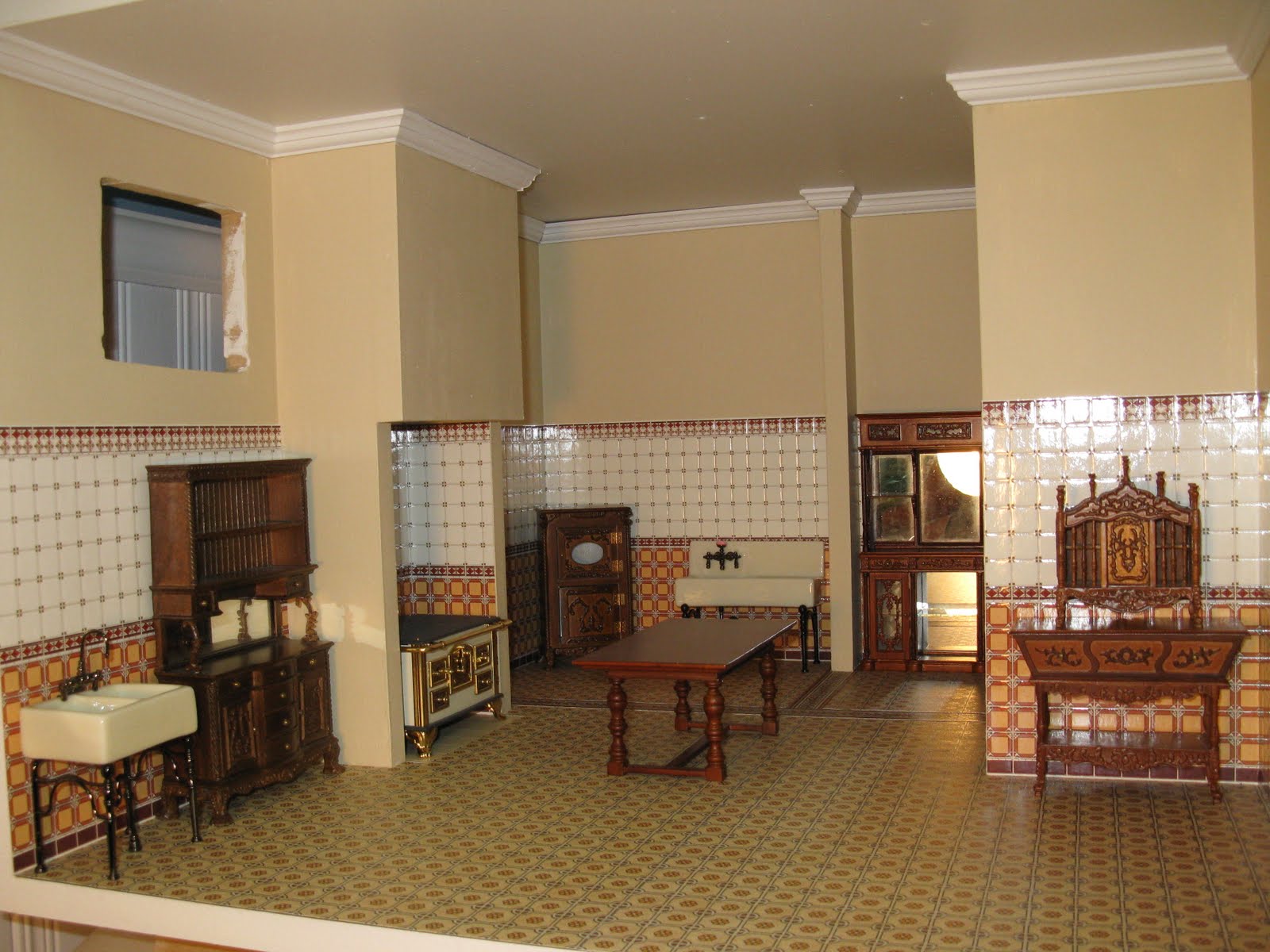 victorian dollhouse kitchen