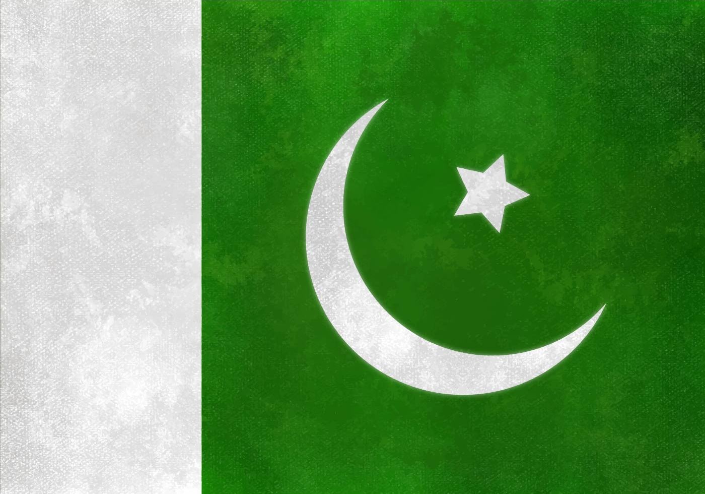 Free Vector Pakistan Flag On Watercolor Texture - Pakistan Flag Texture - HD Wallpaper 
