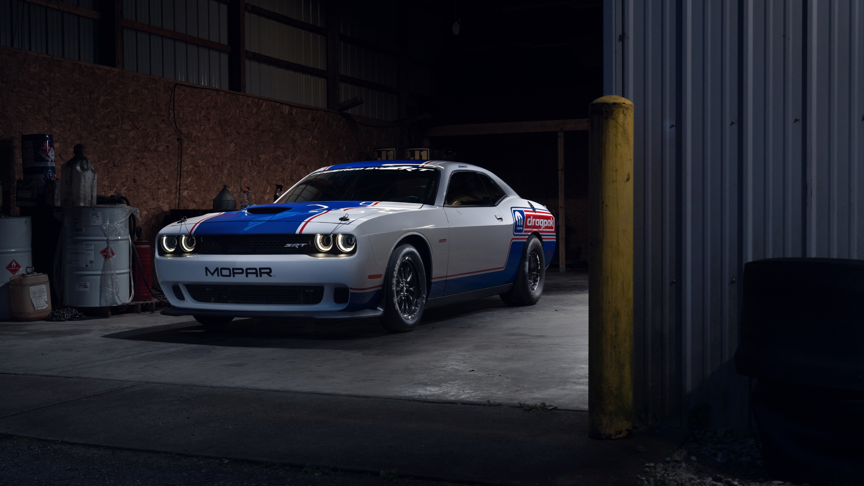 Dodge Challenger Drag Pak 4k - HD Wallpaper 