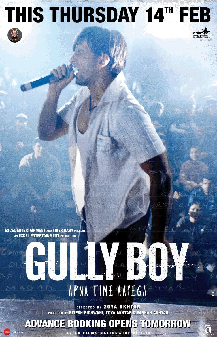 Gully Boy Movie Poster - HD Wallpaper 