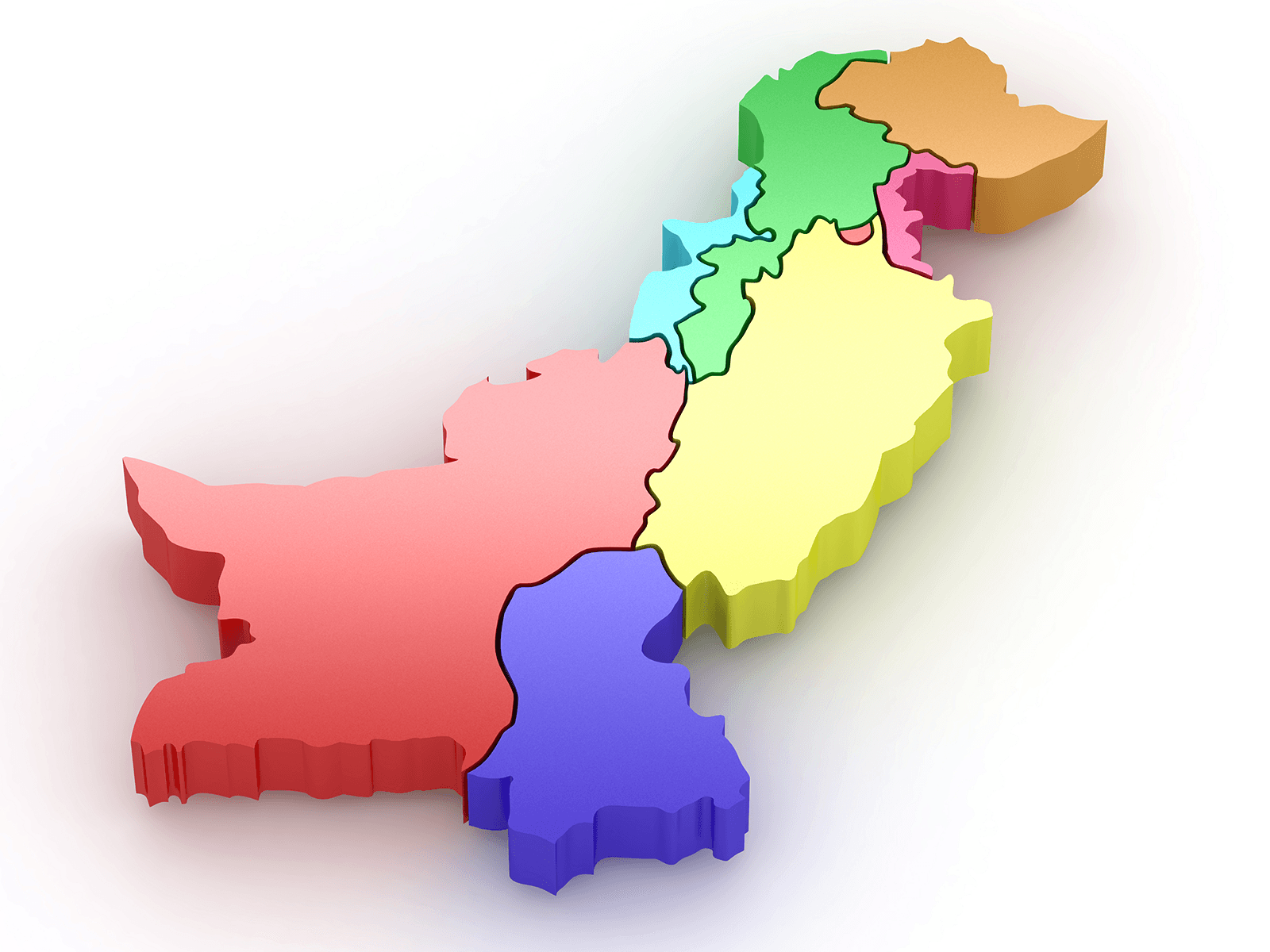 Political Pakistan Map Outline/ - Breast Cancer Prevalence In Pakistan - HD Wallpaper 