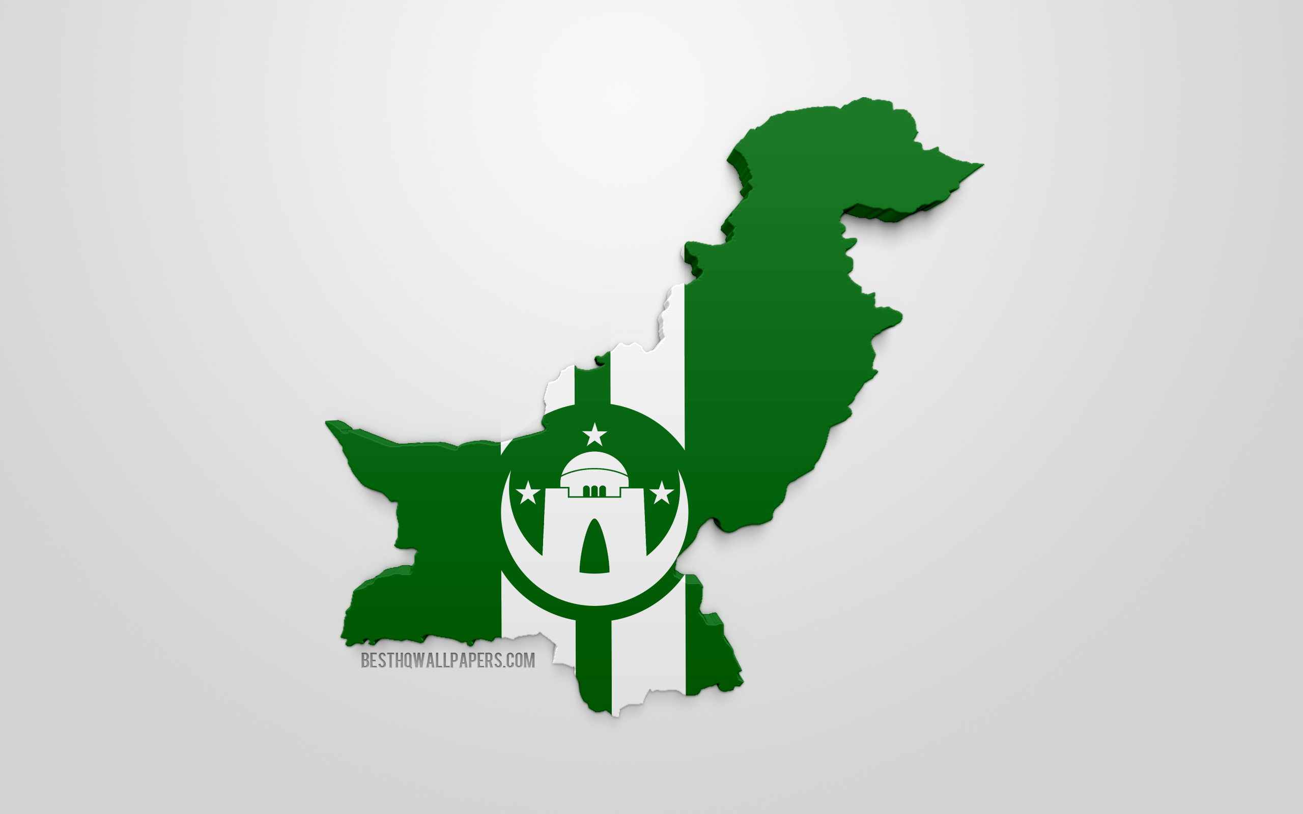 Karachi Map Silhouette, 3d Flag Of Karachi, 3d Art, - Pakistan 3d Map Flag - HD Wallpaper 