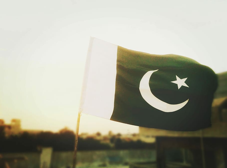 14th August Independence Of Pakistan, Black And White - Pakistan Flag Pic Download - HD Wallpaper 