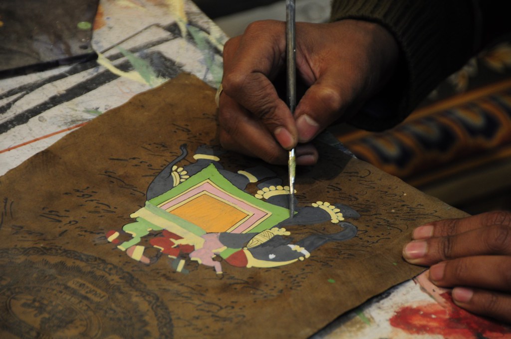 Rajasthani Miniature Painting Artisans - HD Wallpaper 