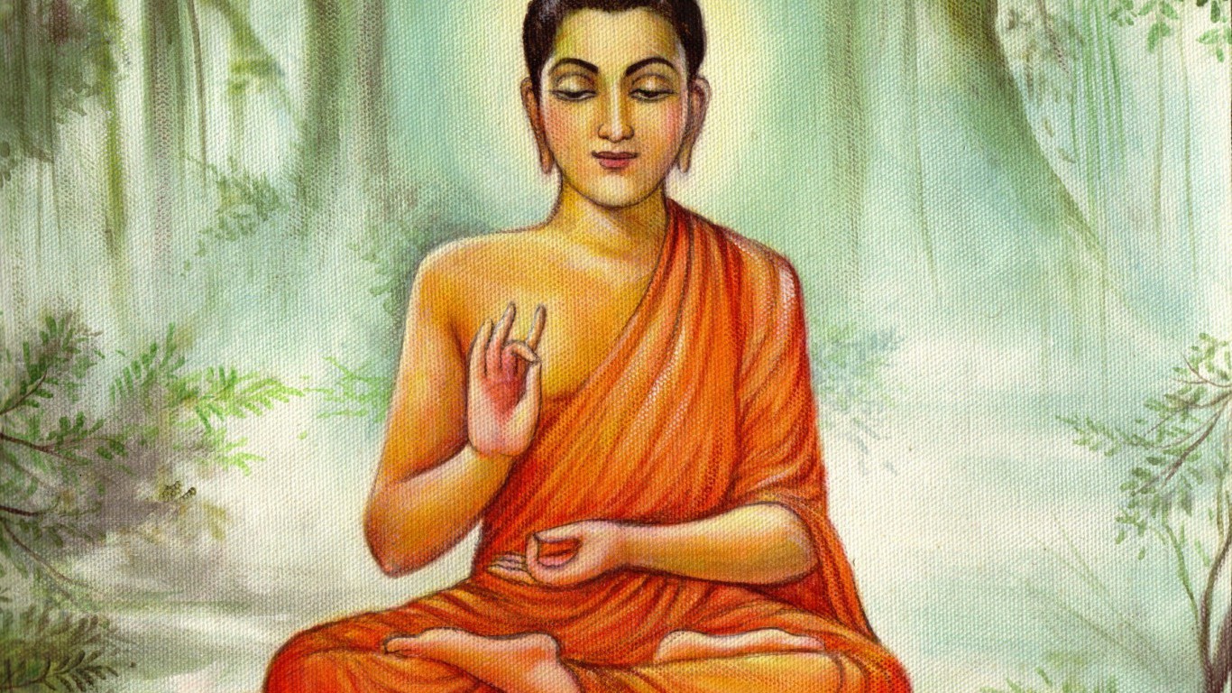 Gautam Buddha Wallpapers - Early Life Of Gautam Buddha - 1366x768 Wallpaper  