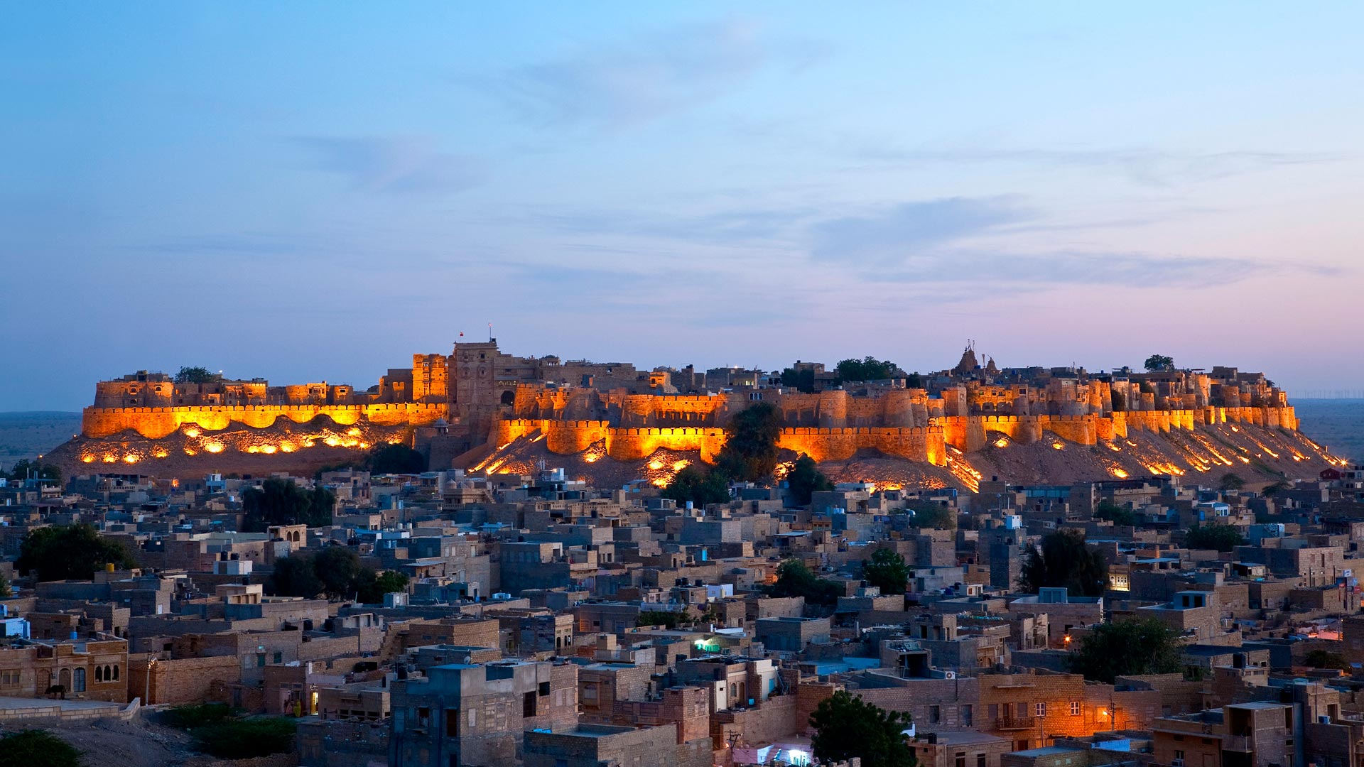 Fort Of Jaisalmer Rajasthan India - Jaisalmer Fort - HD Wallpaper 