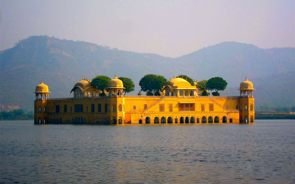 Cultural Tour Of Royal Rajasthan - Jal Mahal - HD Wallpaper 