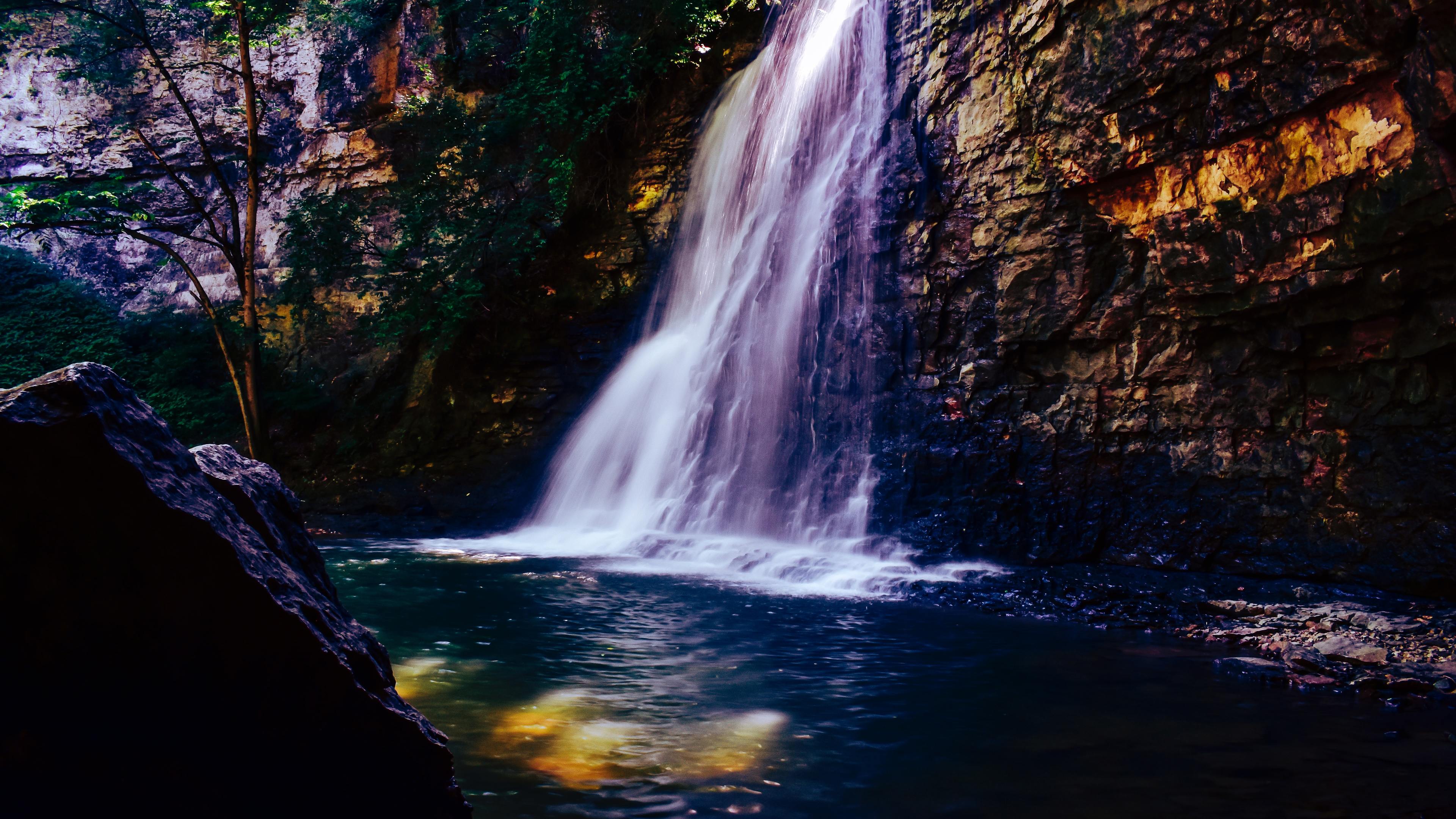 Waterfall Scenery 5k - Wallpapersmug Nature Scenery Wallpaper For S7 - HD Wallpaper 