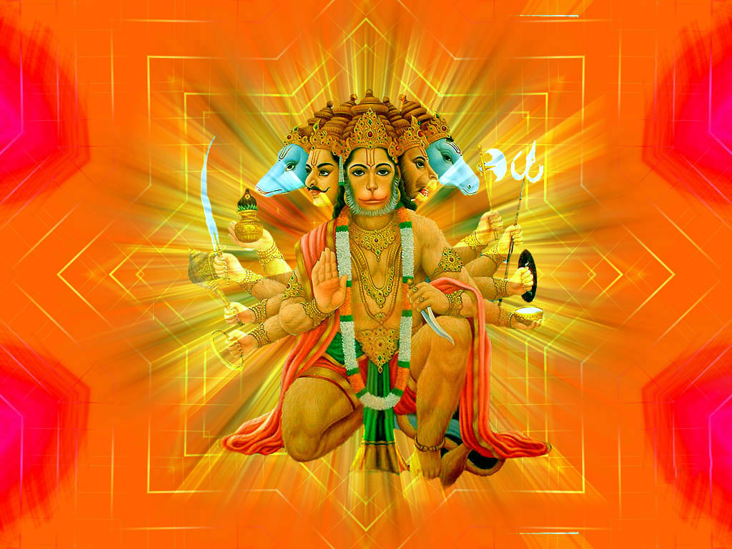 Panchmukhi Hanuman Wallpaper - 1080p Bajrangbali Image Hd - HD Wallpaper 