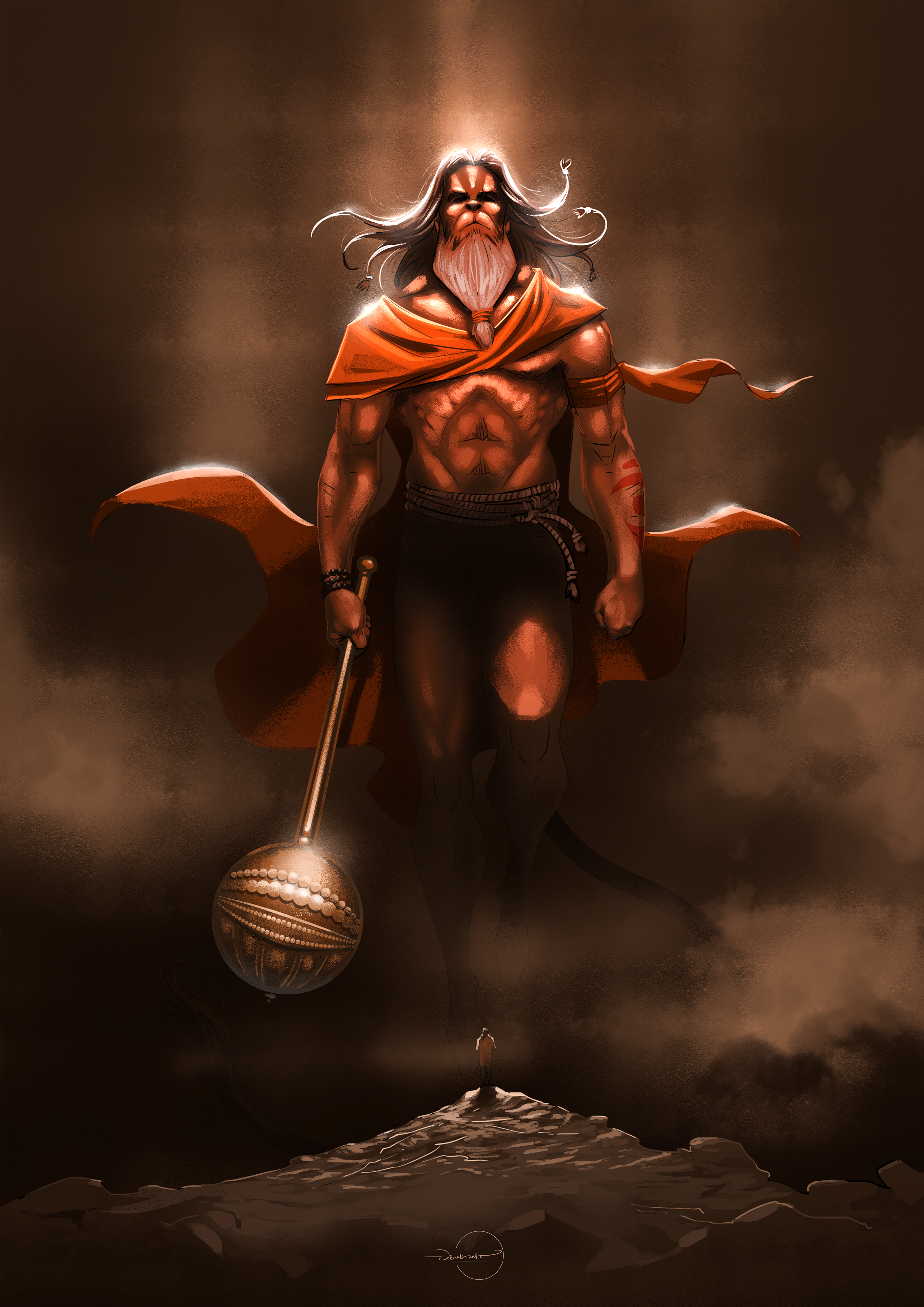 Mahavir Hanuman - 2480x3508 Wallpaper 